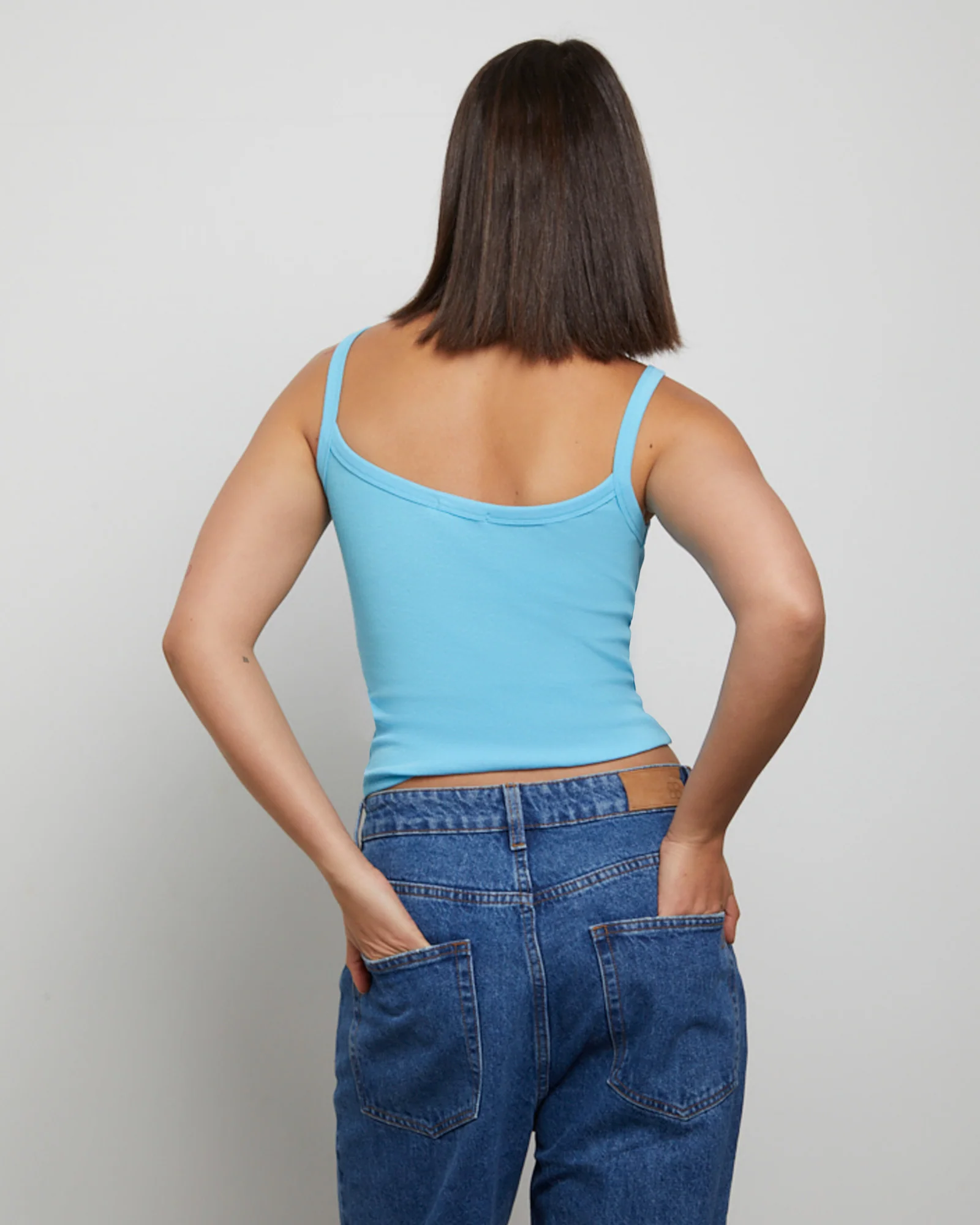 Tank Top in Azure Blue - Image 2