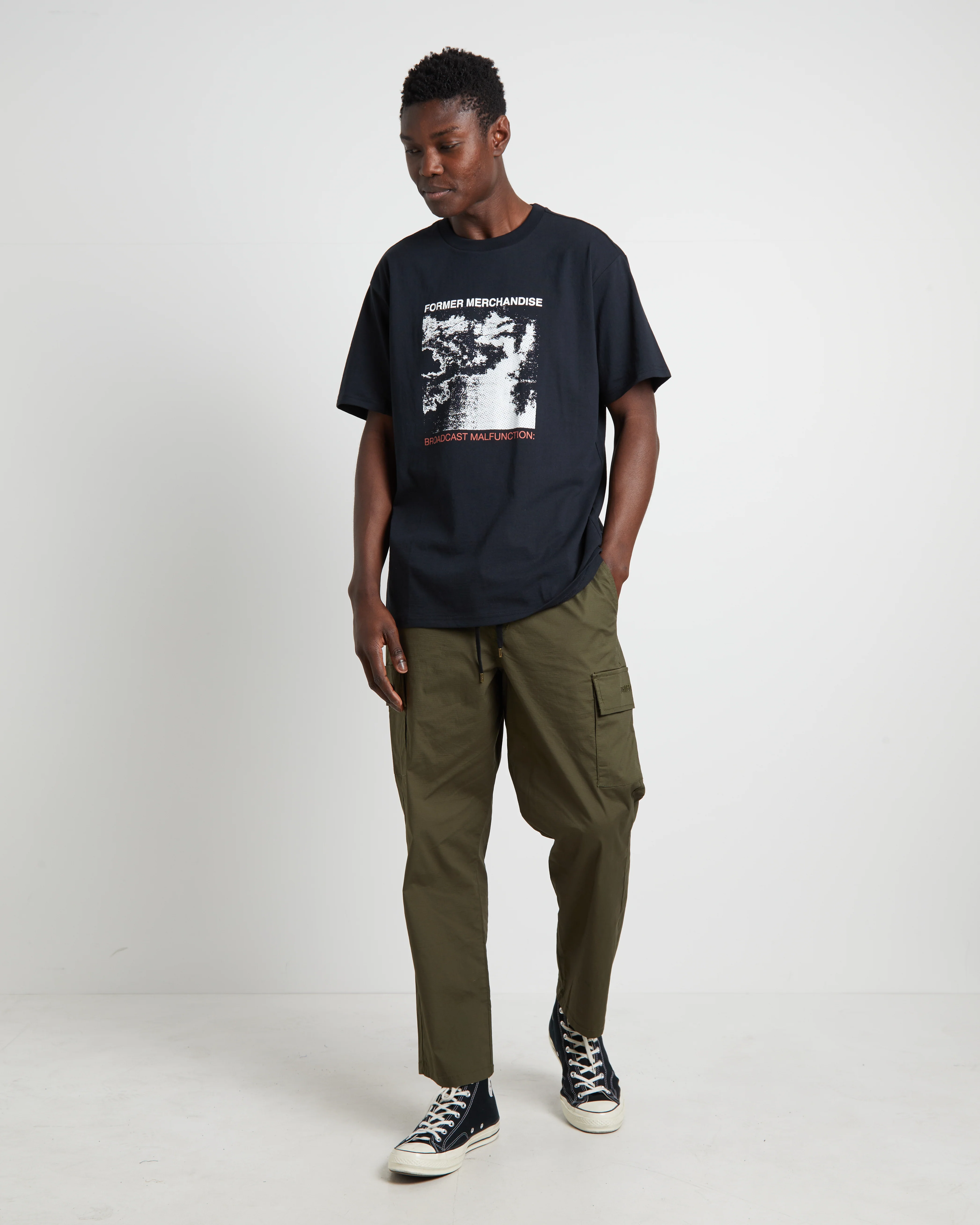 Tantrum Short Sleeve T-Shirt in Black - Image 3