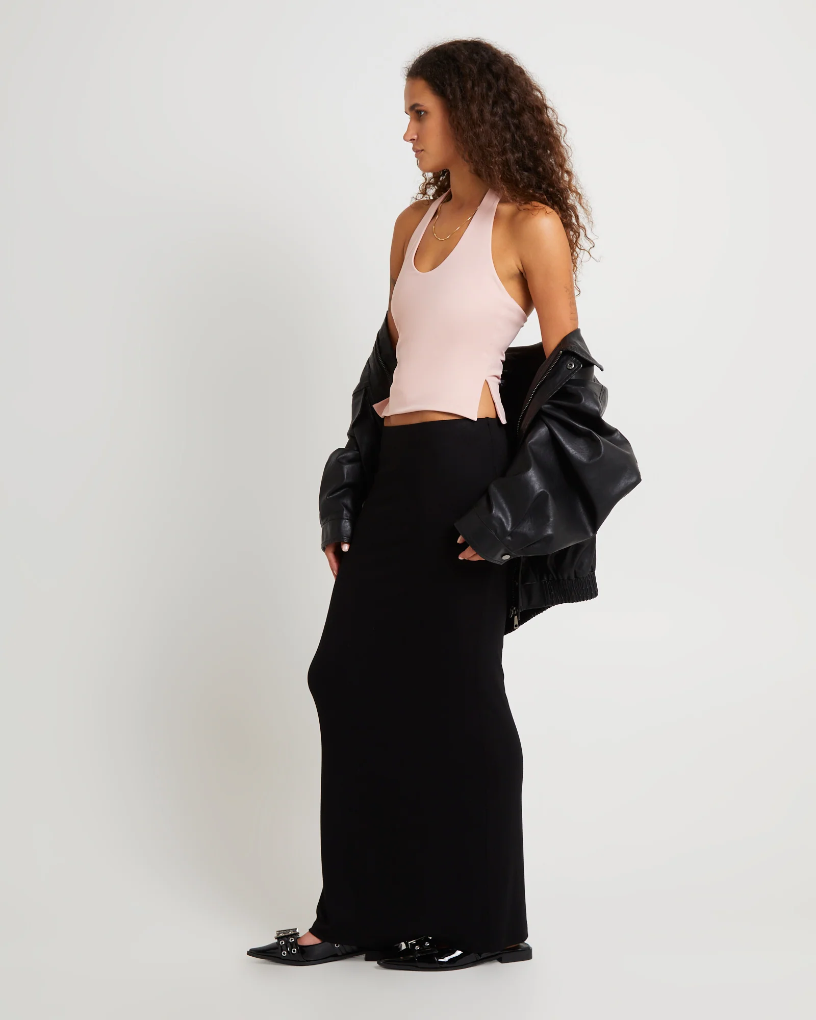 Tara Slinky Halter Top - Image 4