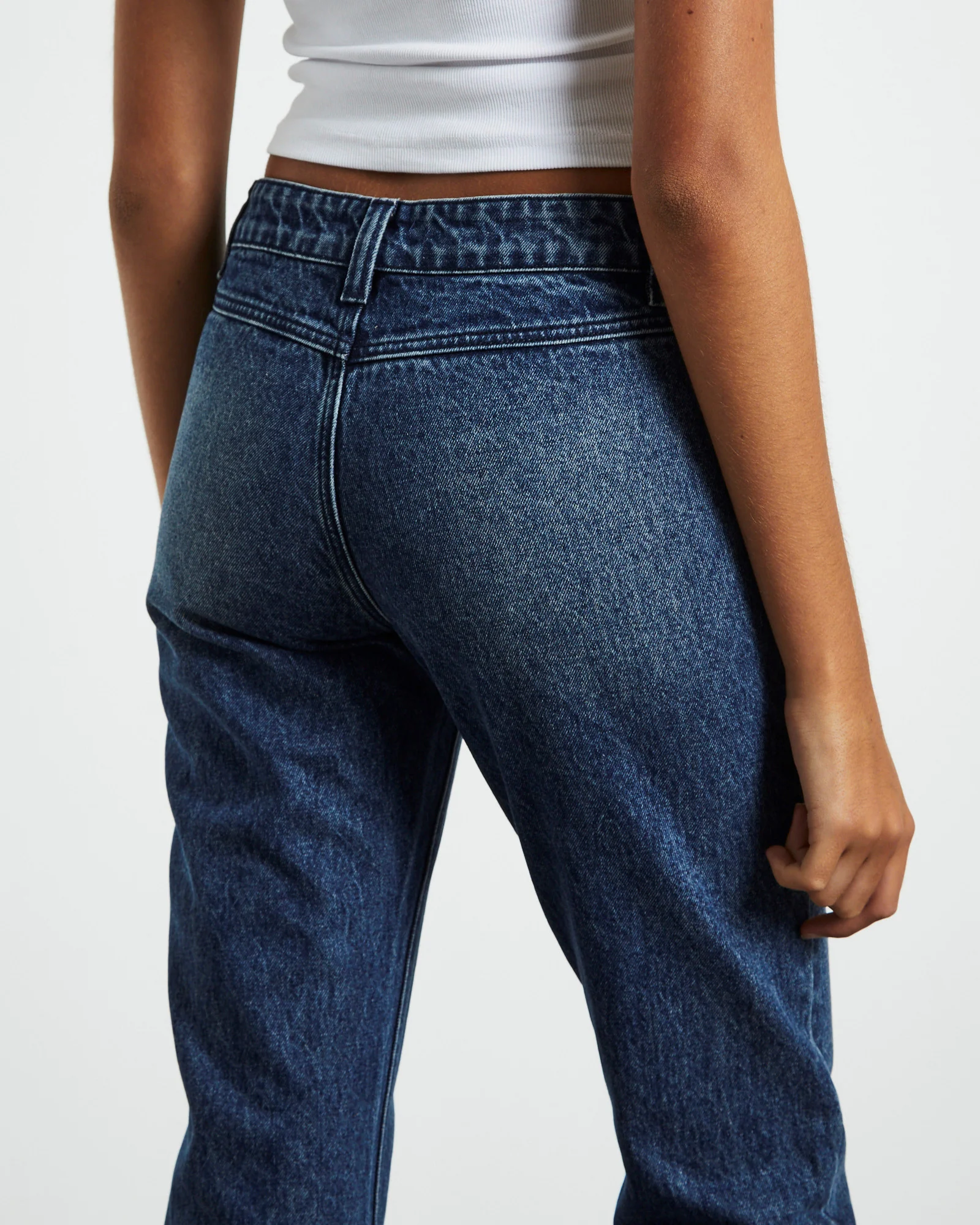 Tatiana Low Bootcut Jeans Vintage Tint Blue - Image 6