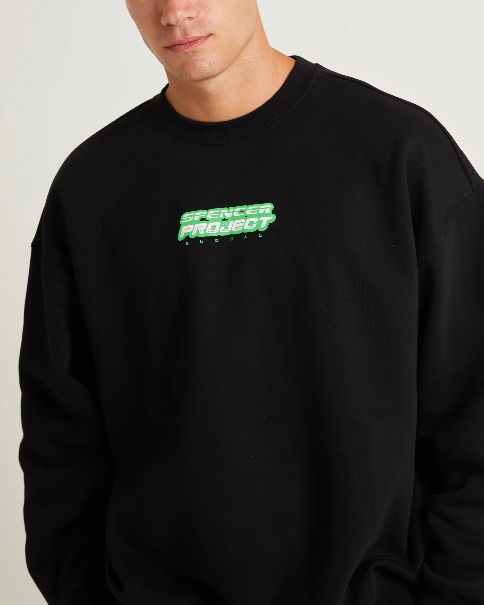 Tech Crew Jumper Black - Image 5