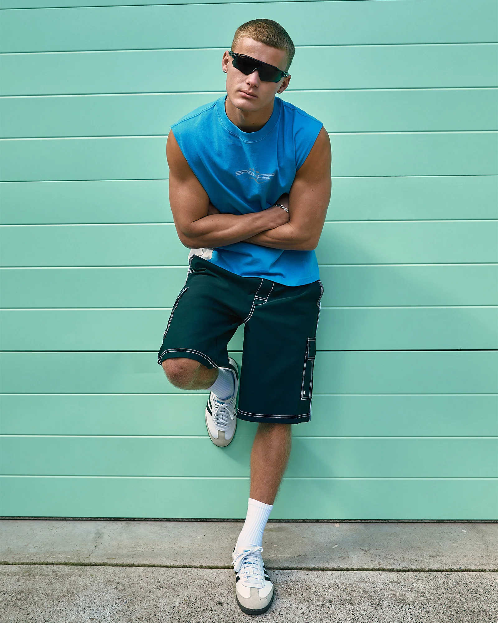 Tech Panelled Tank Top - Image 2