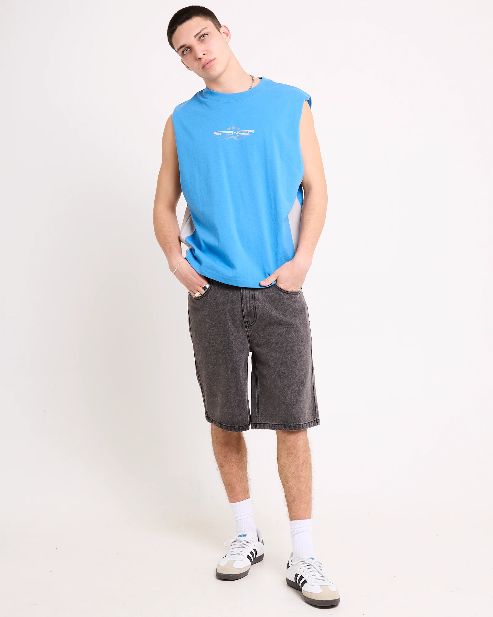Tech Panelled Tank Top - Image 4