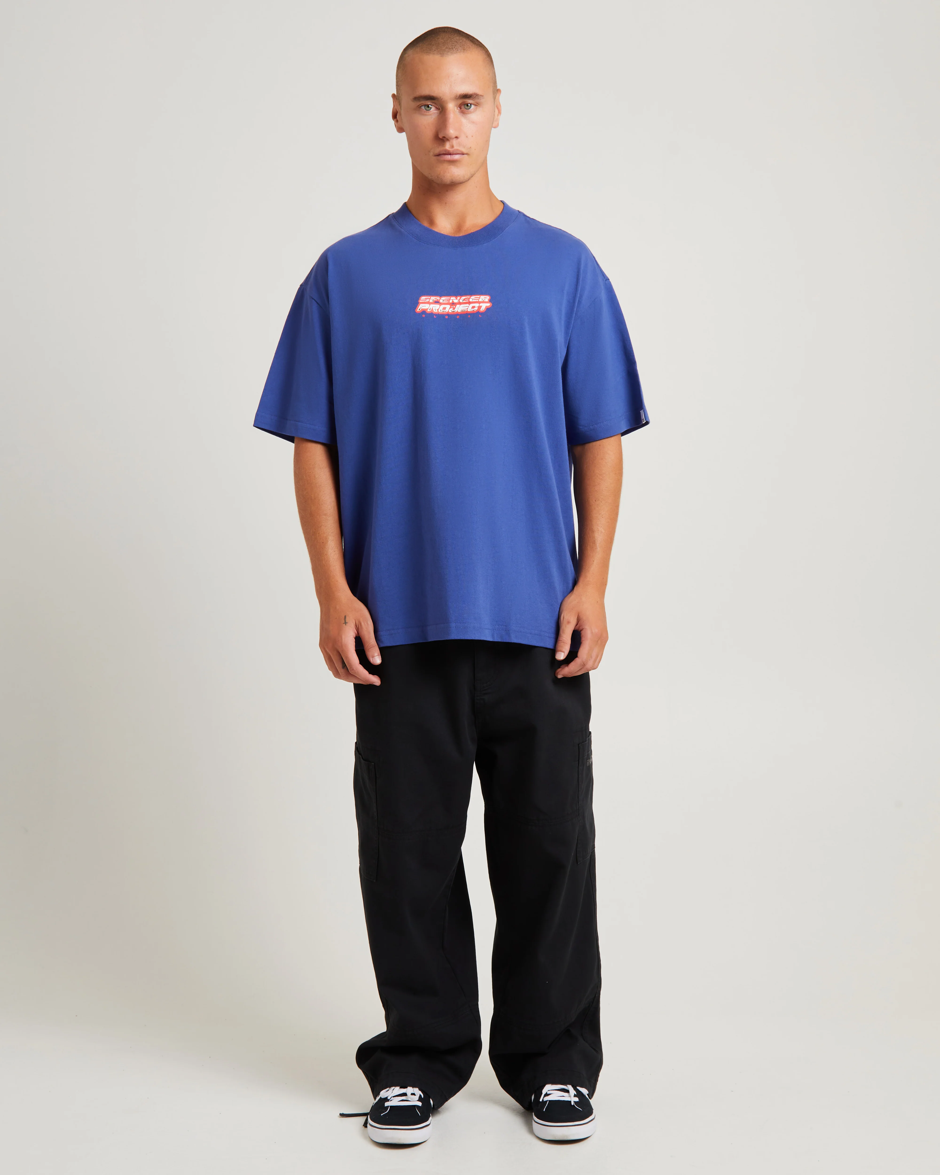 Tech Short Sleeve T-Shirt Navy - Image 3