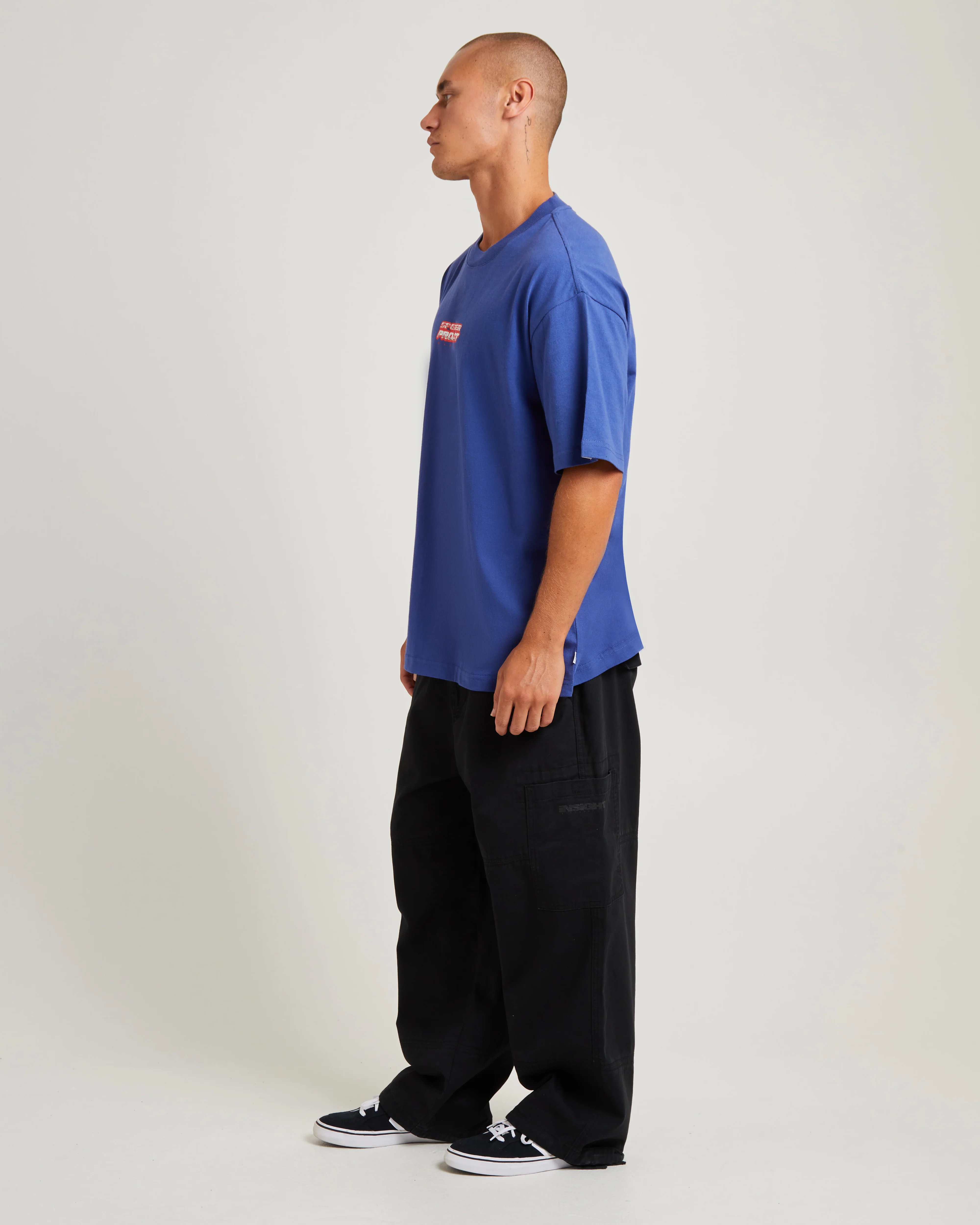 Tech Short Sleeve T-Shirt Navy - Image 4