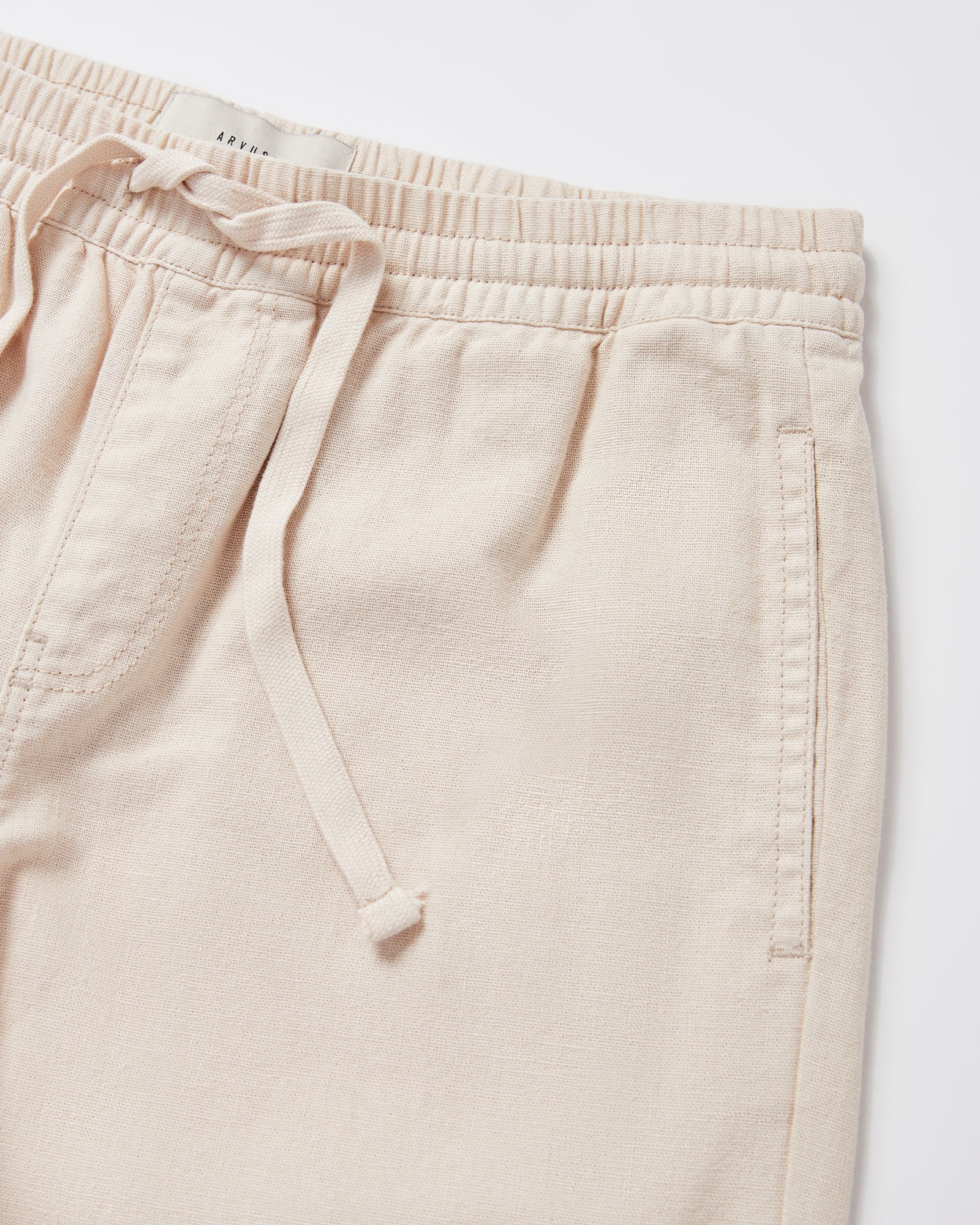 Teen Boys Brody Linen Pant in Natural - Image 3