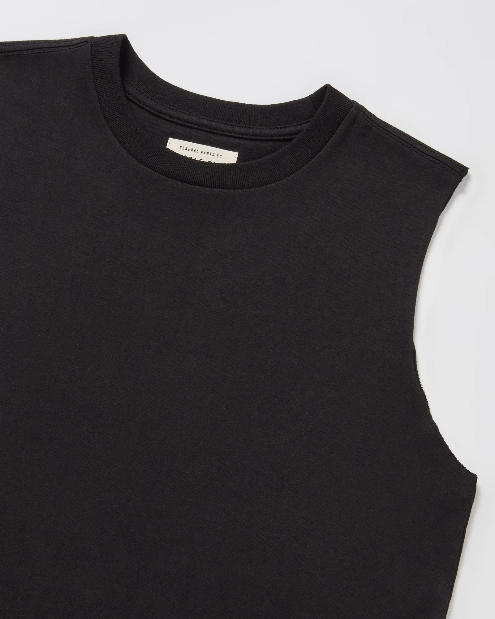 Teen Boys Muscle Tank in Black - Image 3