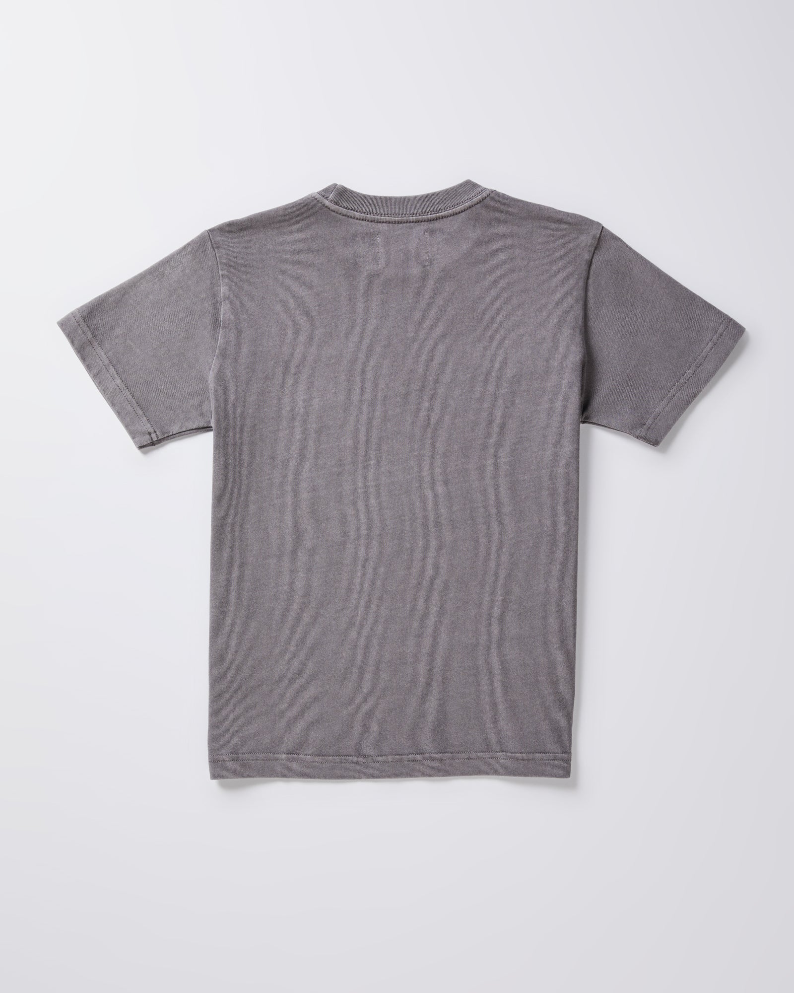 Teen Boys OG Vintage Short Sleeve T-Shirt Pewter Grey - Image 2