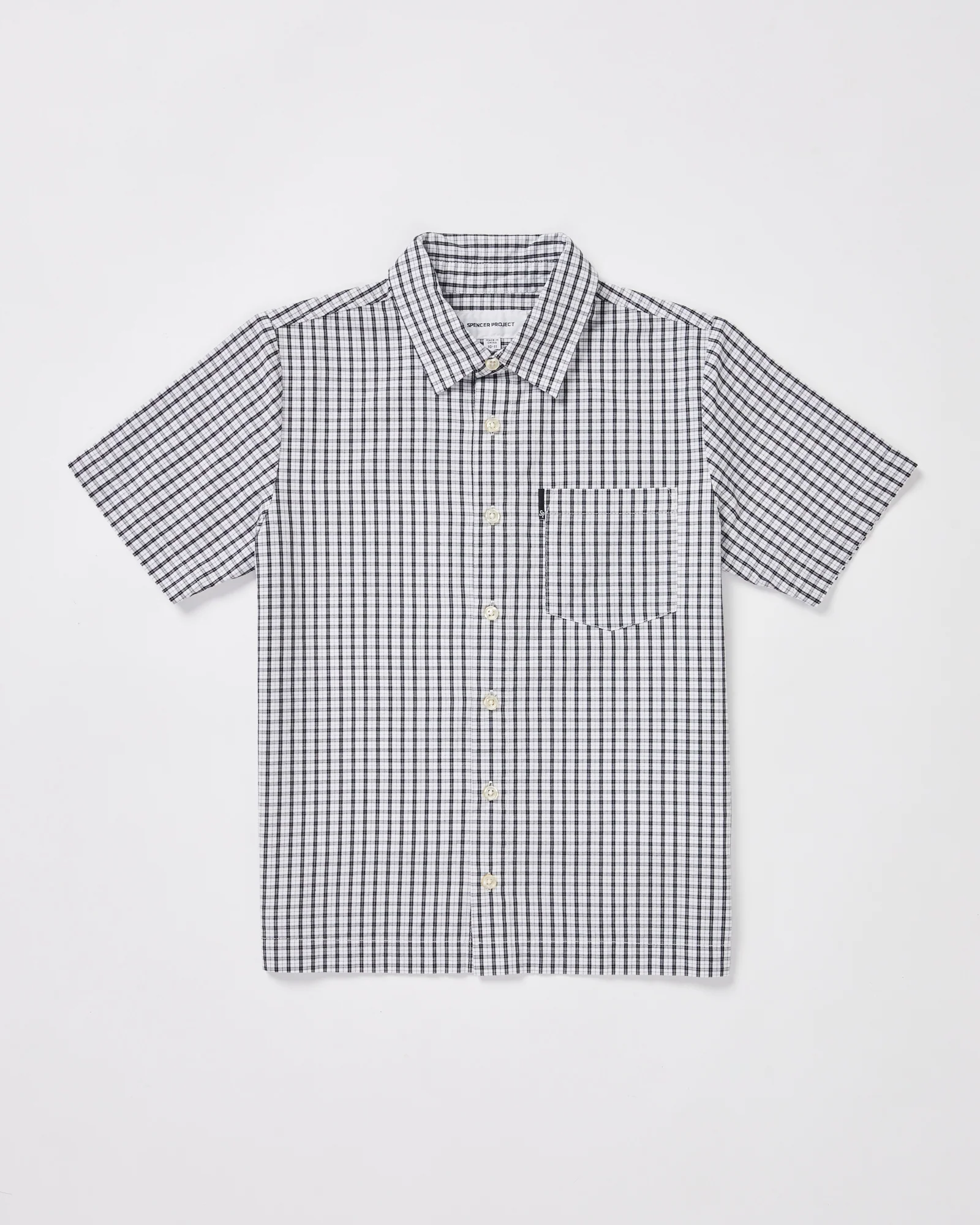 Teen Boys Skate Short Sleeve Shirt in White - Image 2