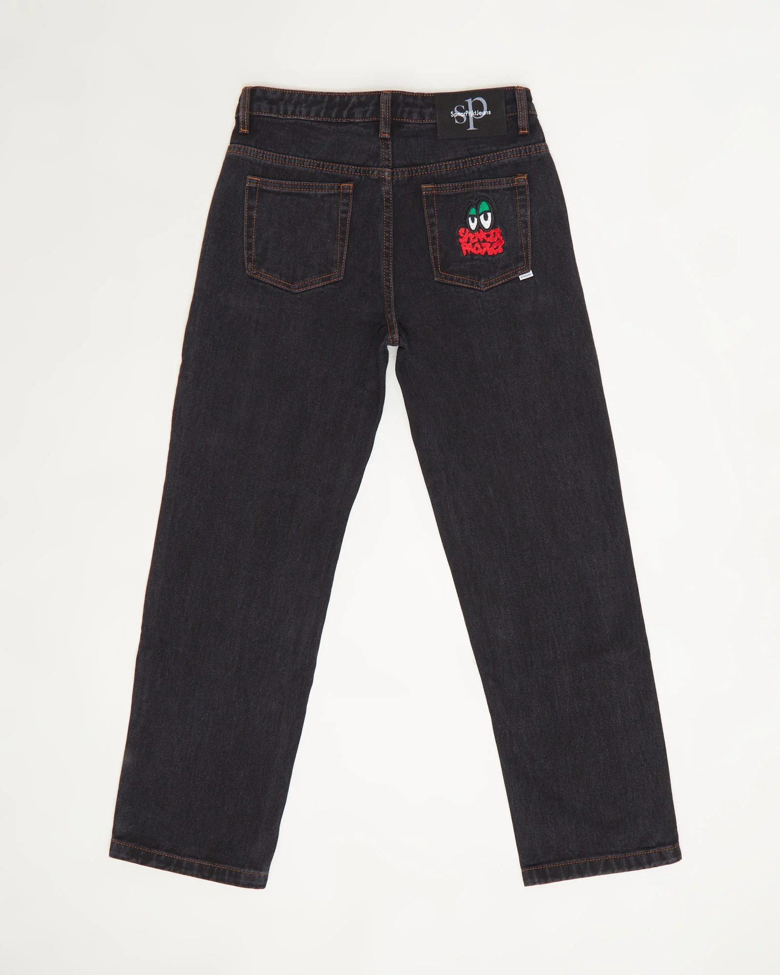 Teen Boys Wide Boy Y2K Jeans in Washed Black - Image 2