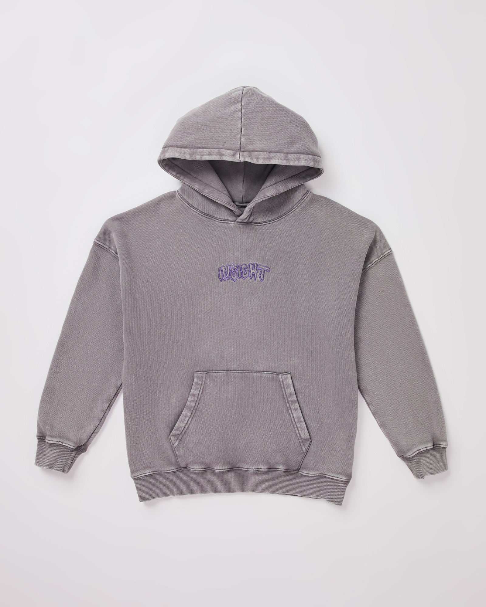 Teen Girls Fleece Hoodie in Grey - Image 2