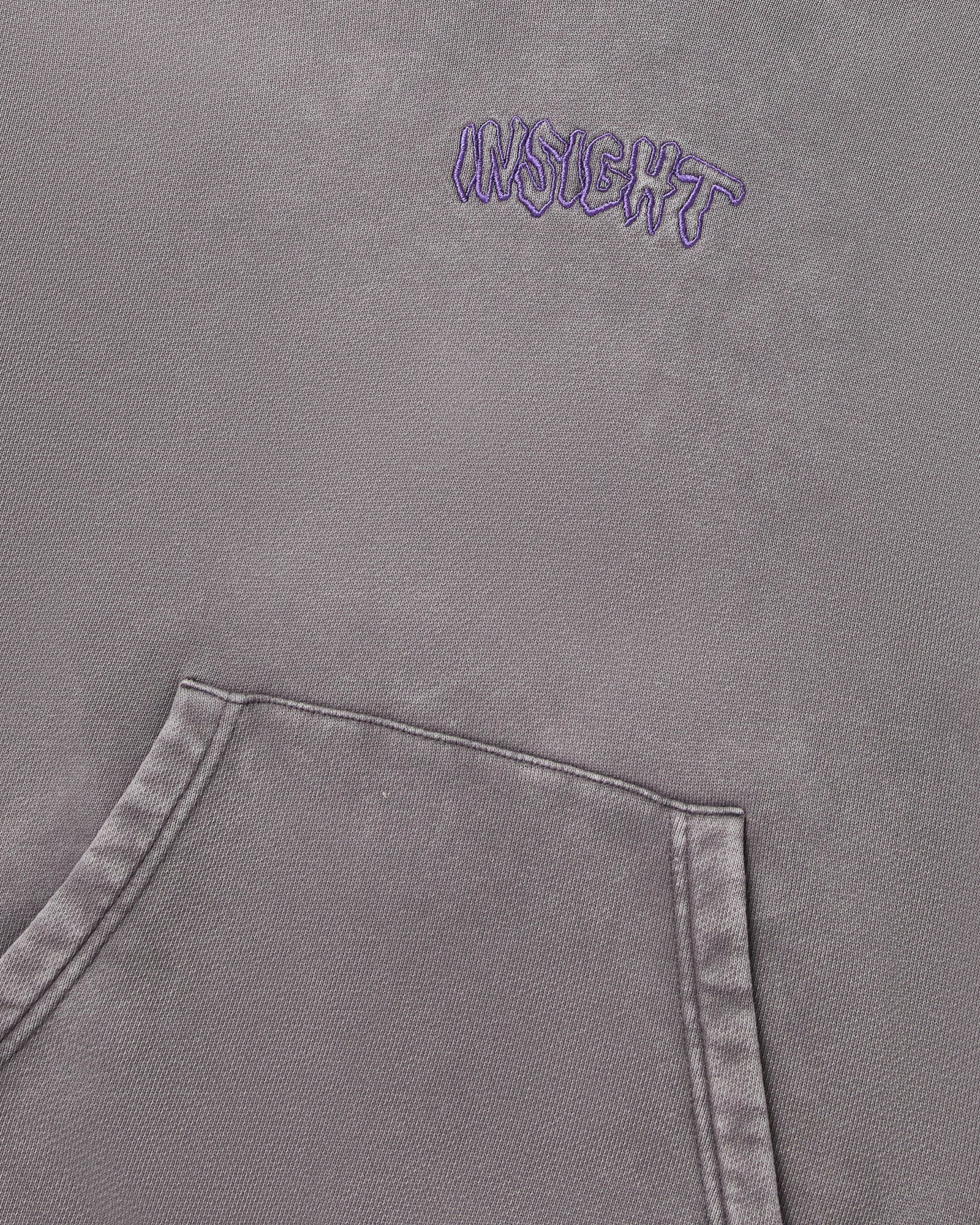 Teen Girls Fleece Hoodie in Grey - Image 4