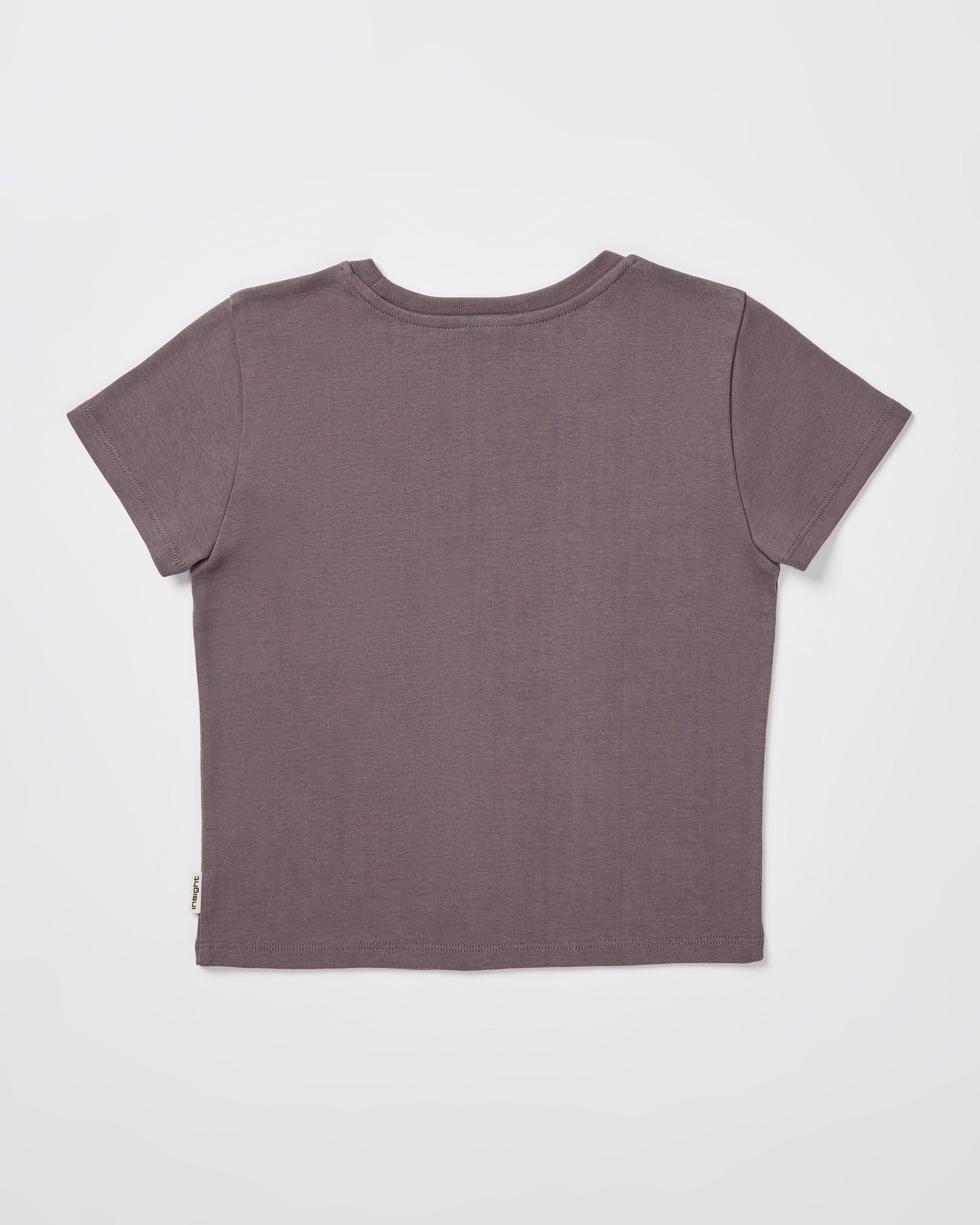 Teen Girls Longline Short Sleeve T-Shirt in Grey - Image 2