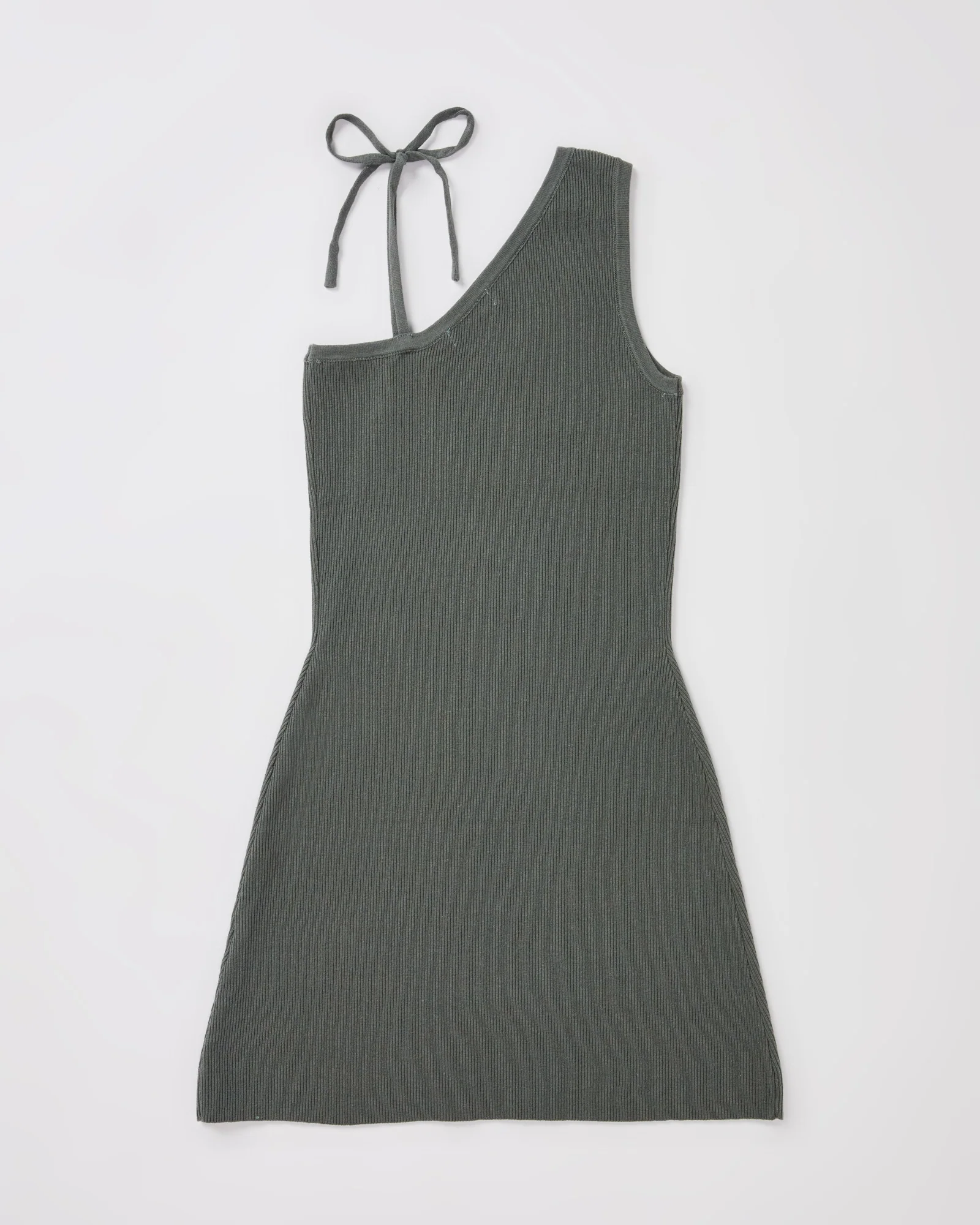 Teen Girls One Shoulder Dress in Green - Image 2