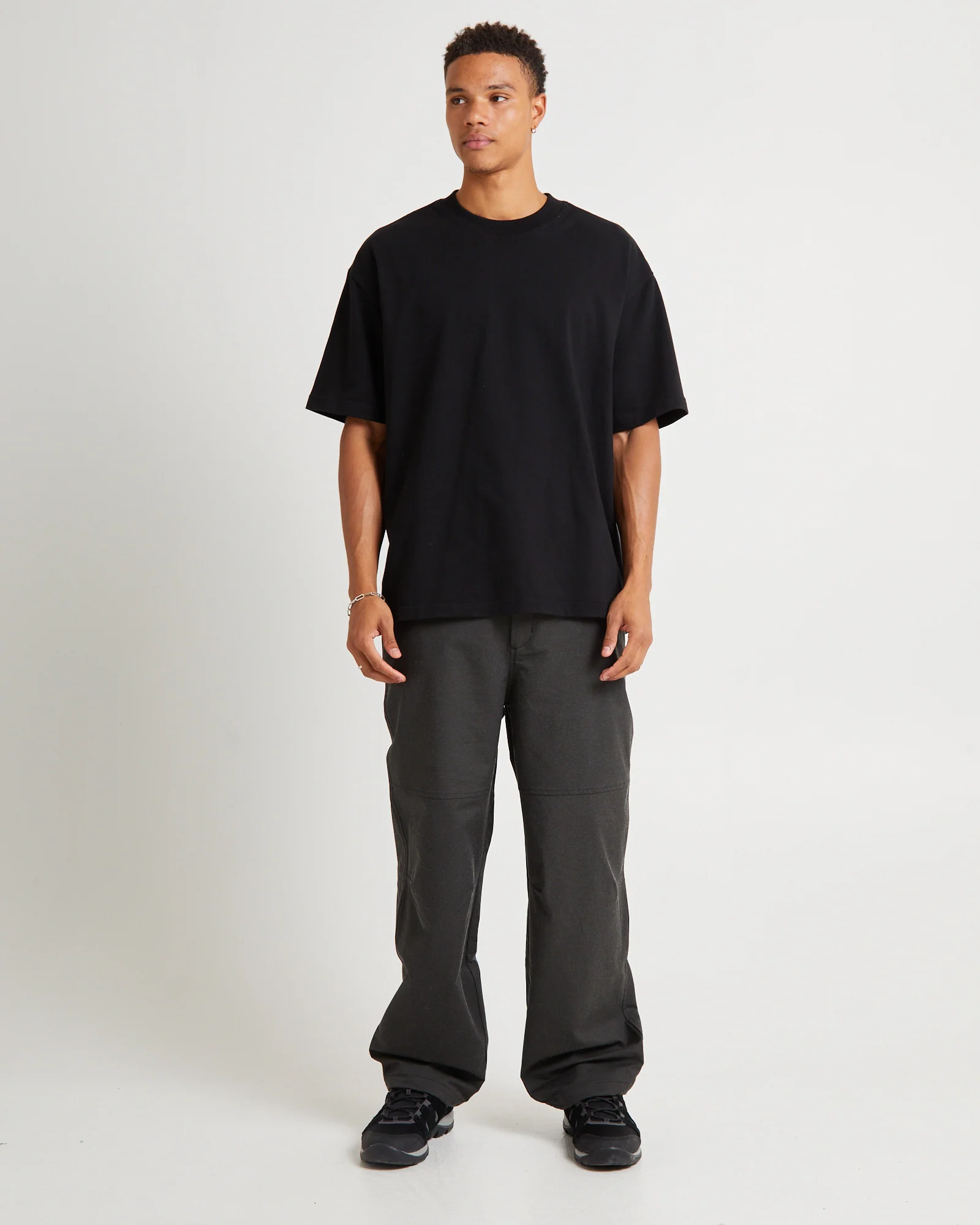 Tek Twill Wide Leg Pants Black - Image 3