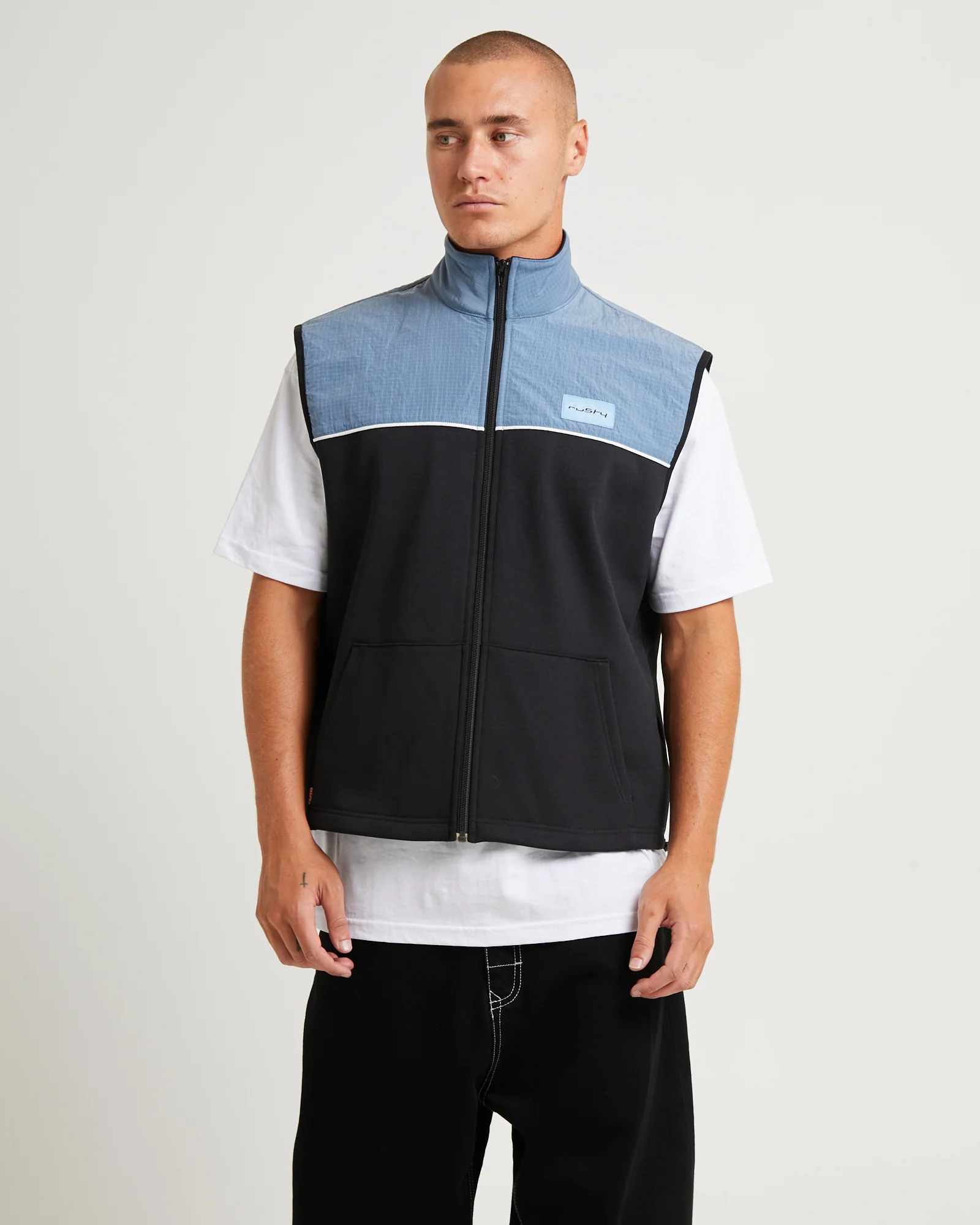 Tekkers Unisex Fleece Vest Coal - Image 2