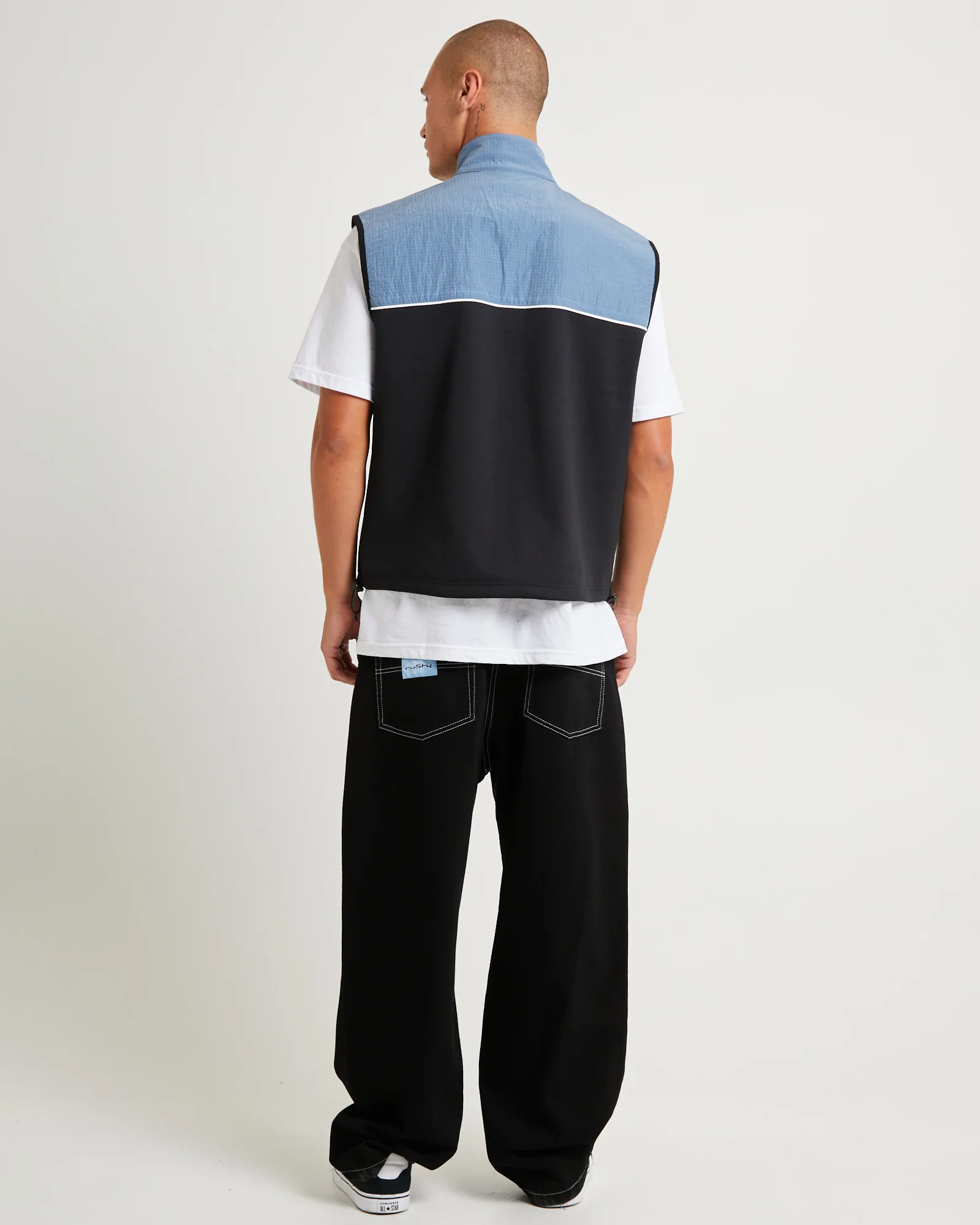 Tekkers Unisex Fleece Vest Coal - Image 3