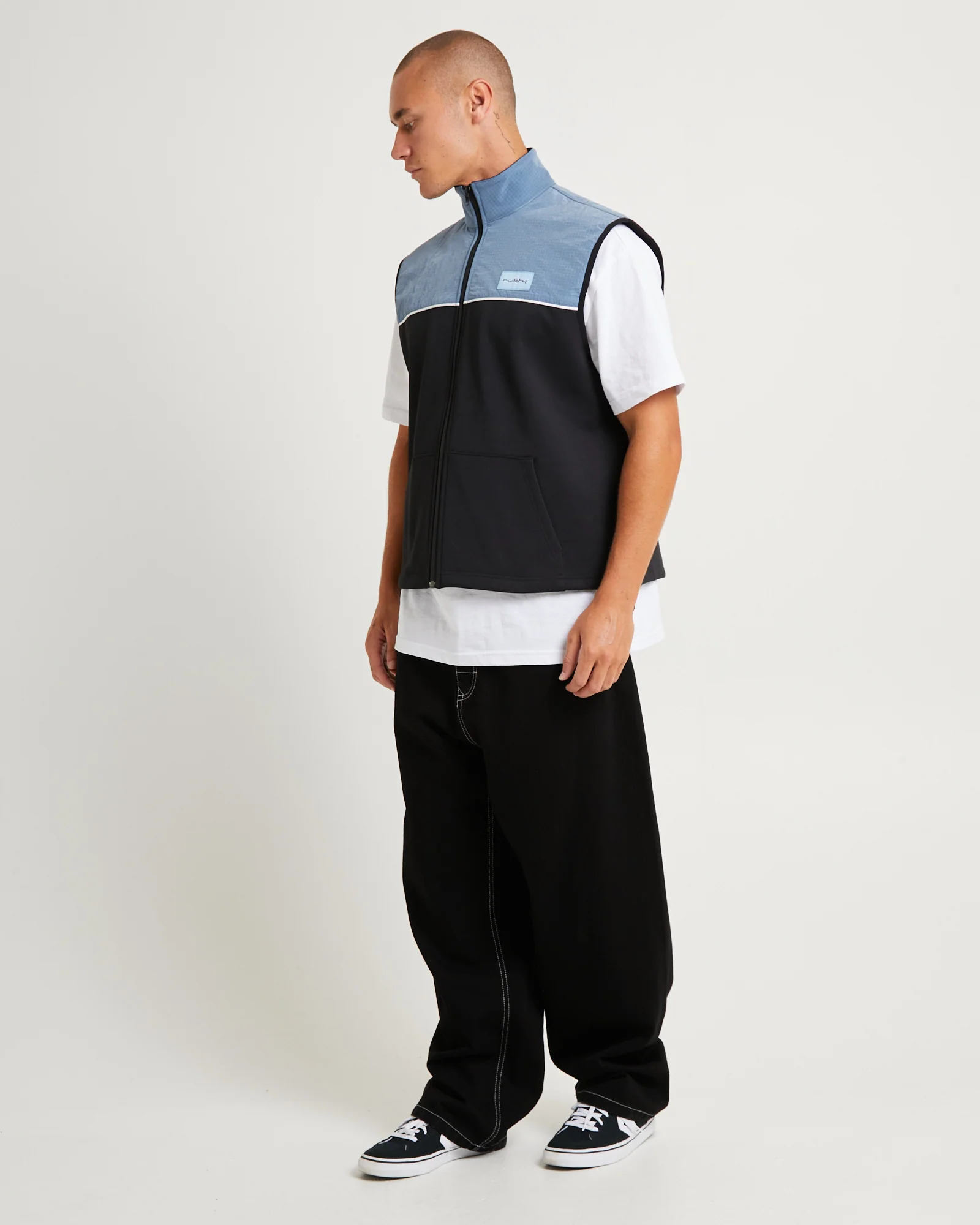 Tekkers Unisex Fleece Vest Coal - Image 4