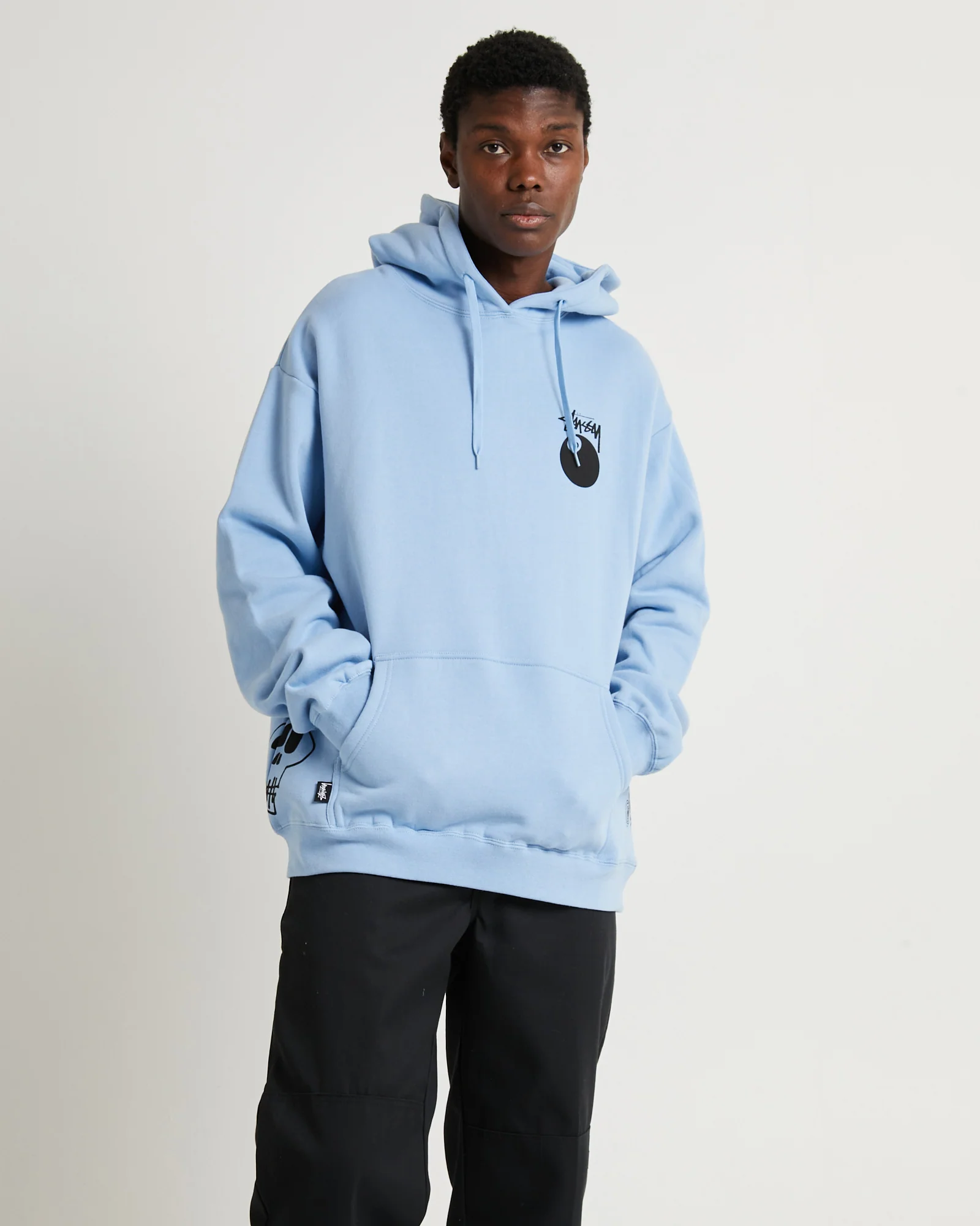 Test Strike Fleece Hoodie Blue - Image 2