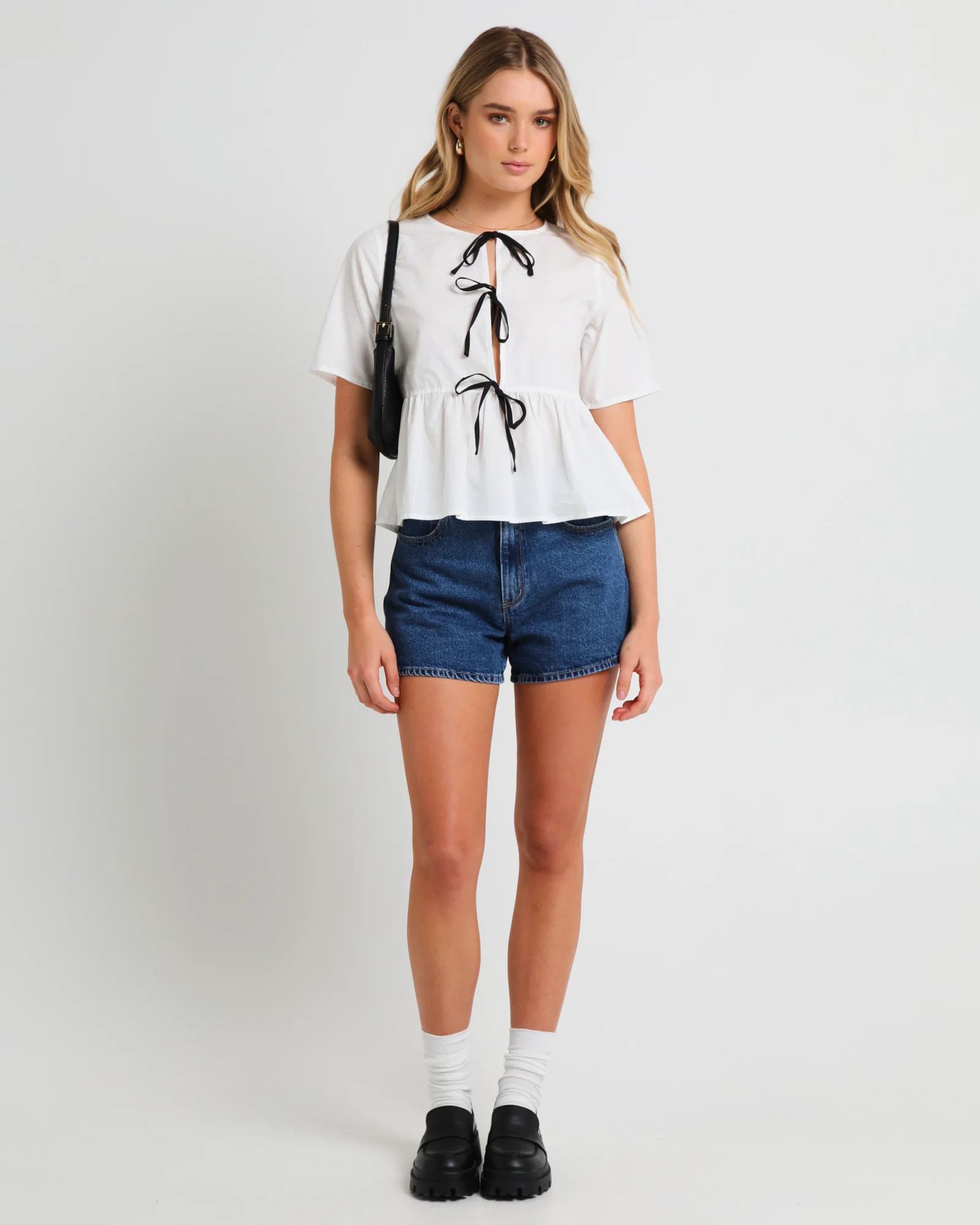 Tie Front Blouse - Image 3