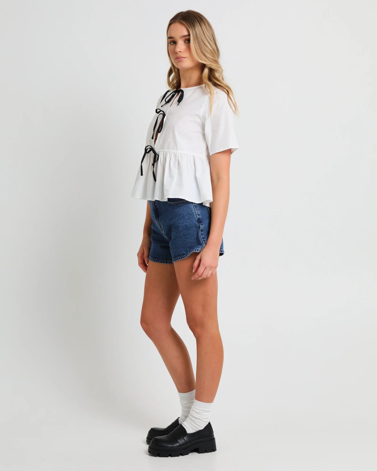 Tie Front Blouse - Image 4
