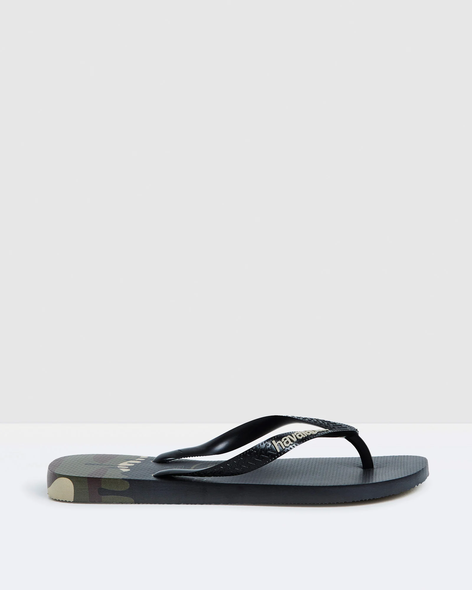Top Print Ink Thongs Sand Grey - Image 2
