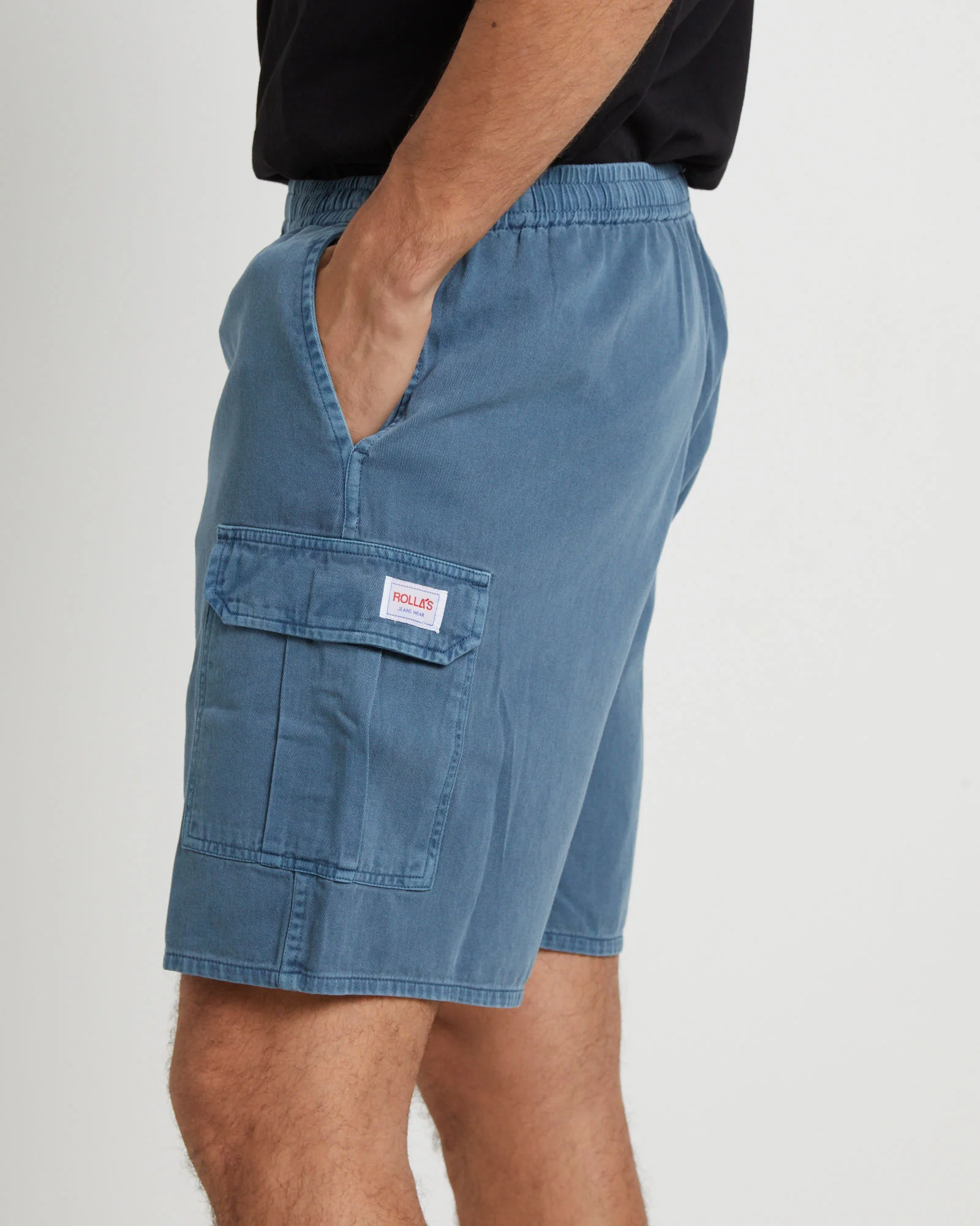 Tradie Cargo Short in Blue - Image 5
