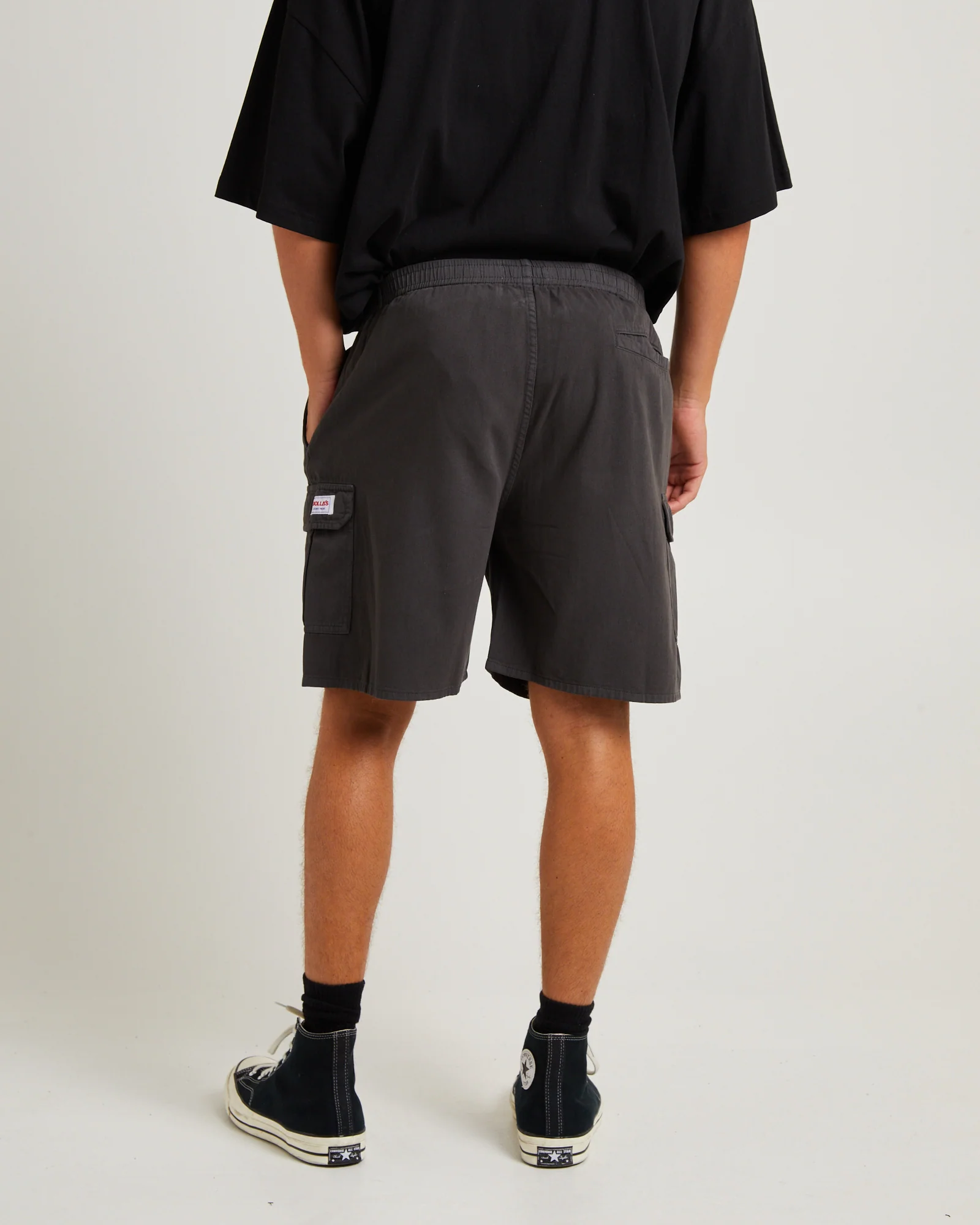 Tradie Cargo Shorts Black - Image 2