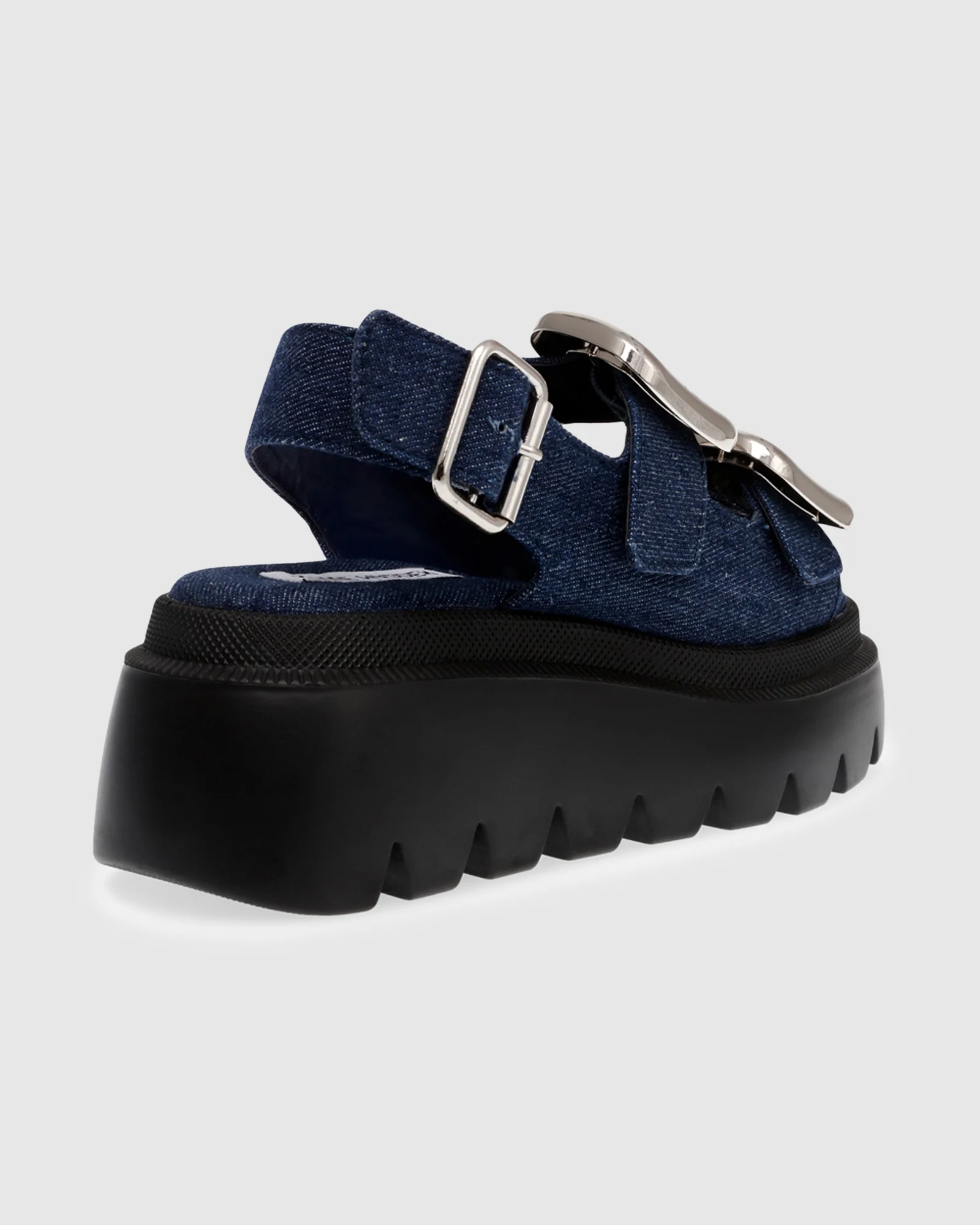 Transporter Sandals in Blue Denim - Image 3