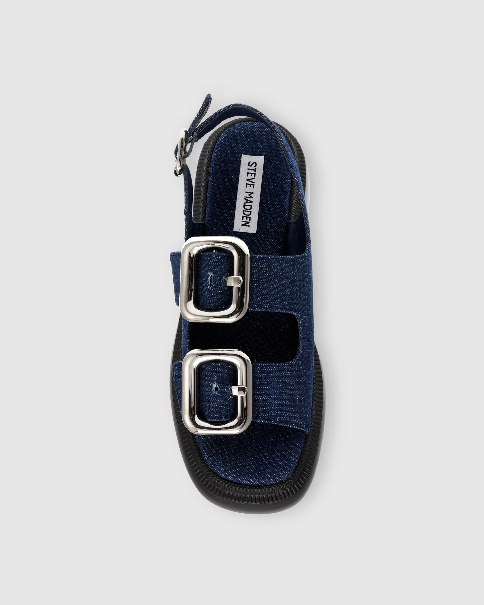 Transporter Sandals in Blue Denim - Image 6