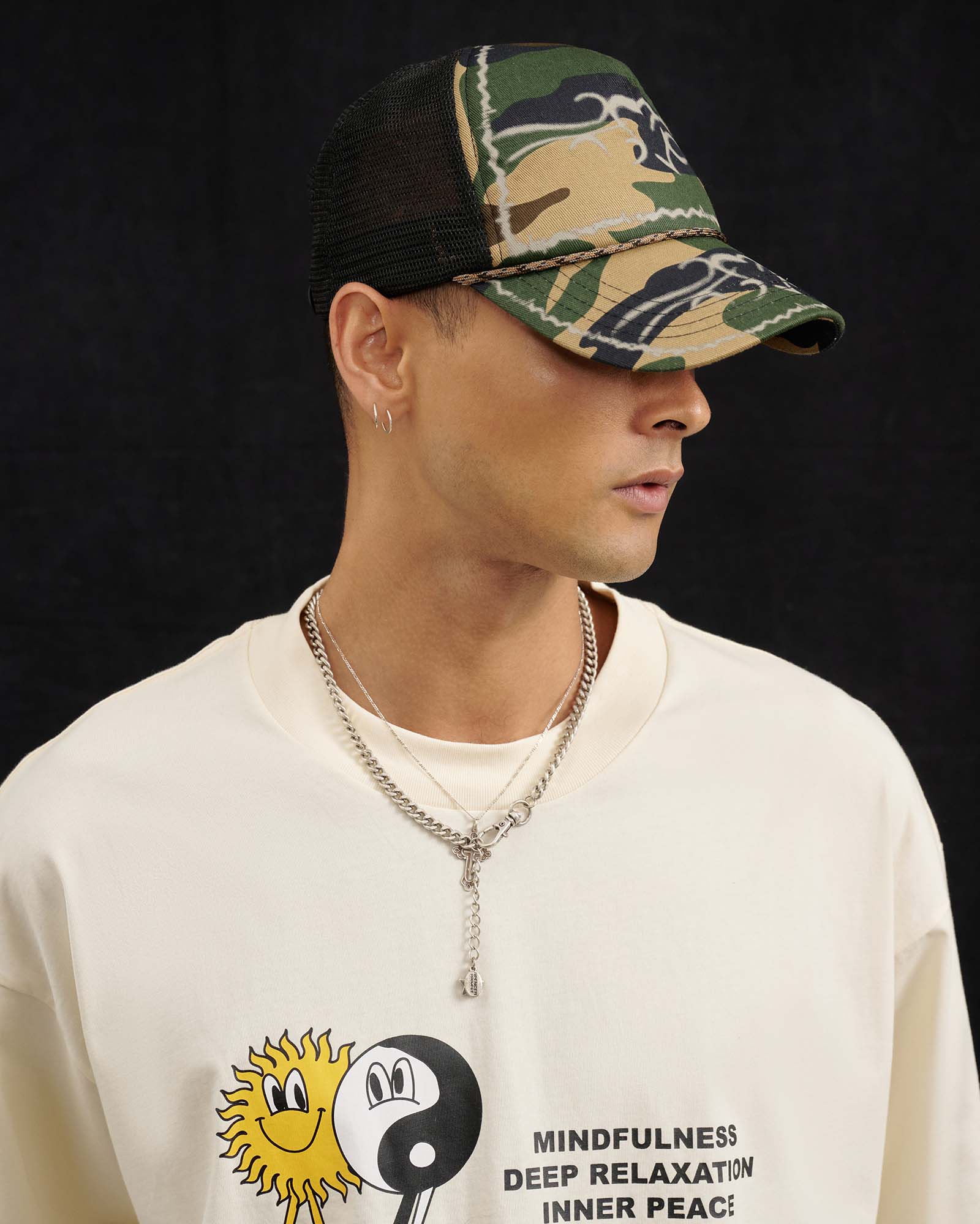 Tribal Airbrush Trucker Cap - Image 2