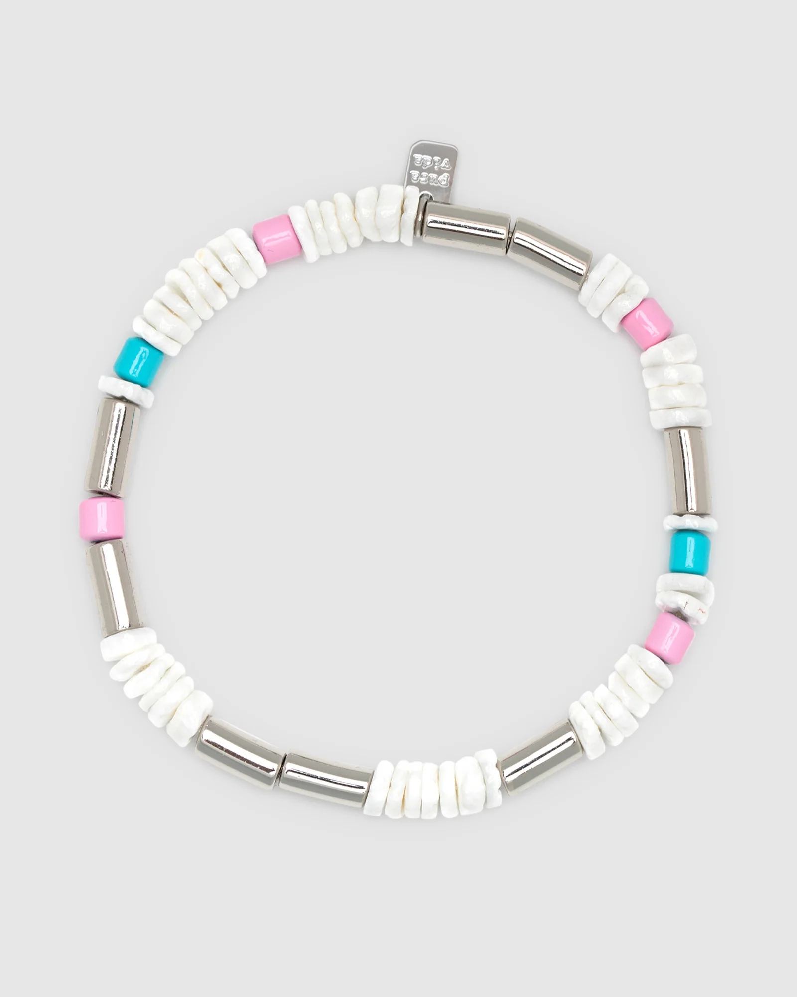 Tropical Breeze Stretch Silver Bracelet - Image 2