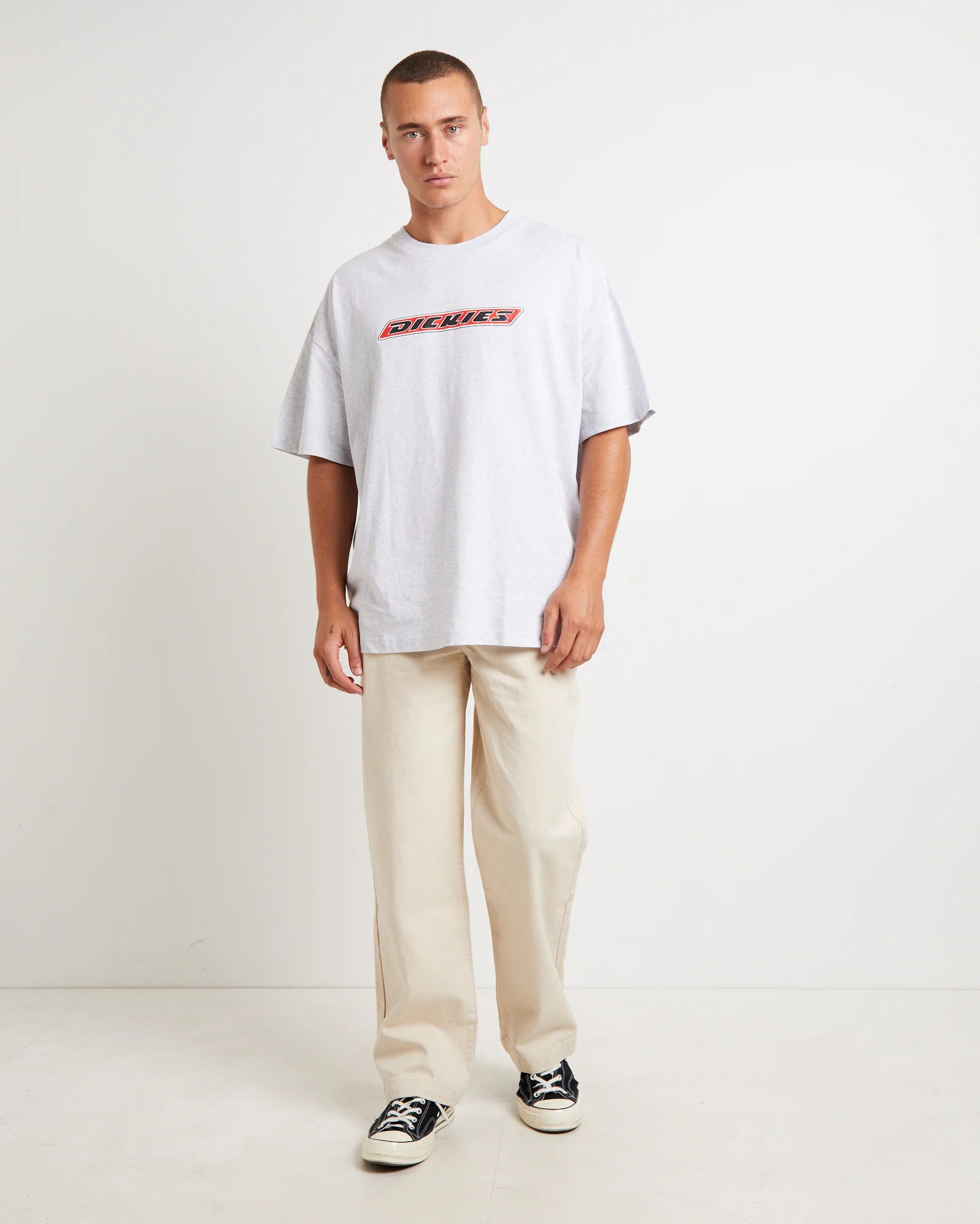 Truckin 330 Short Sleeve T-Shirt in Ash Grey - Image 3