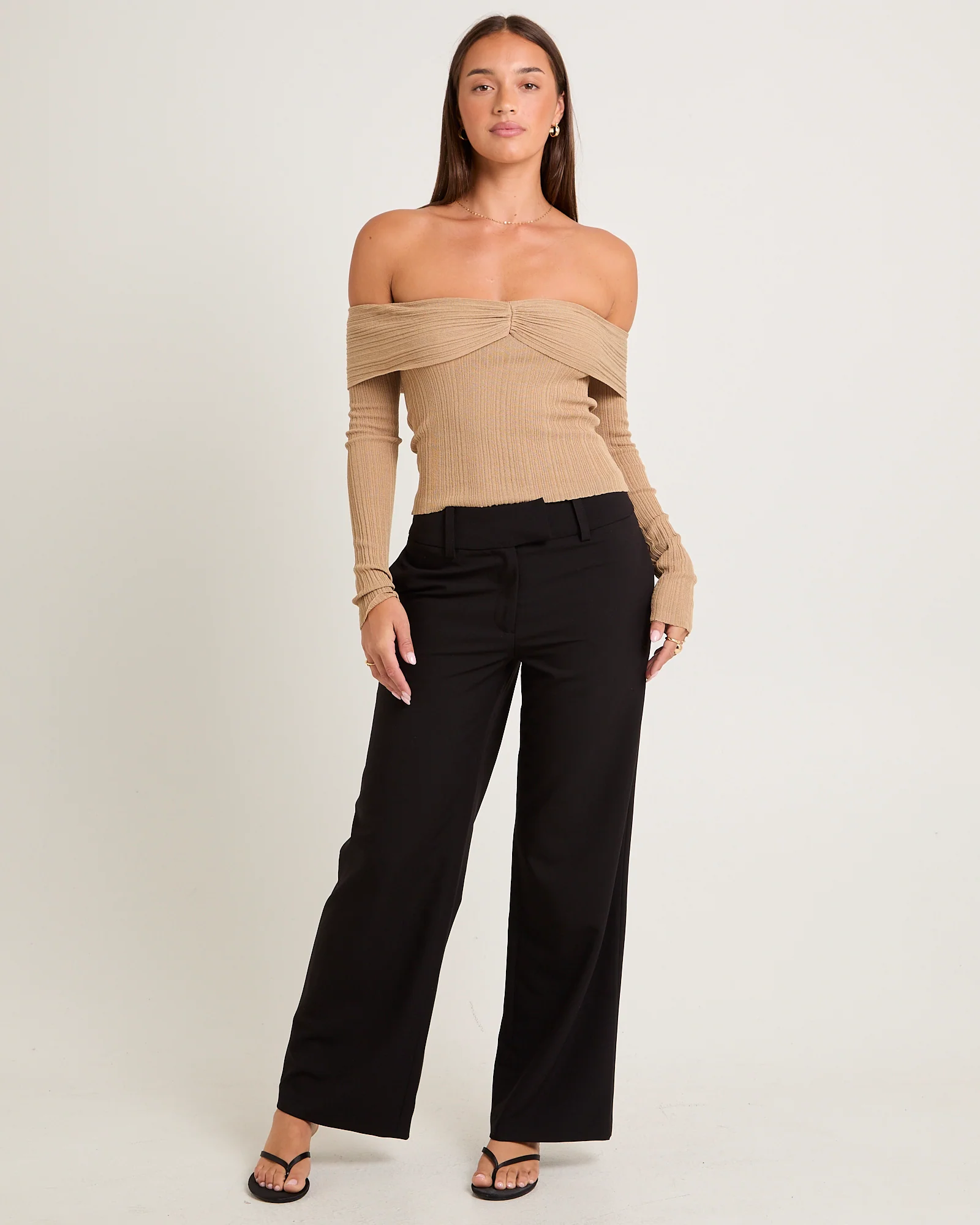 Tully Off Shoulder Knit Top - Image 3