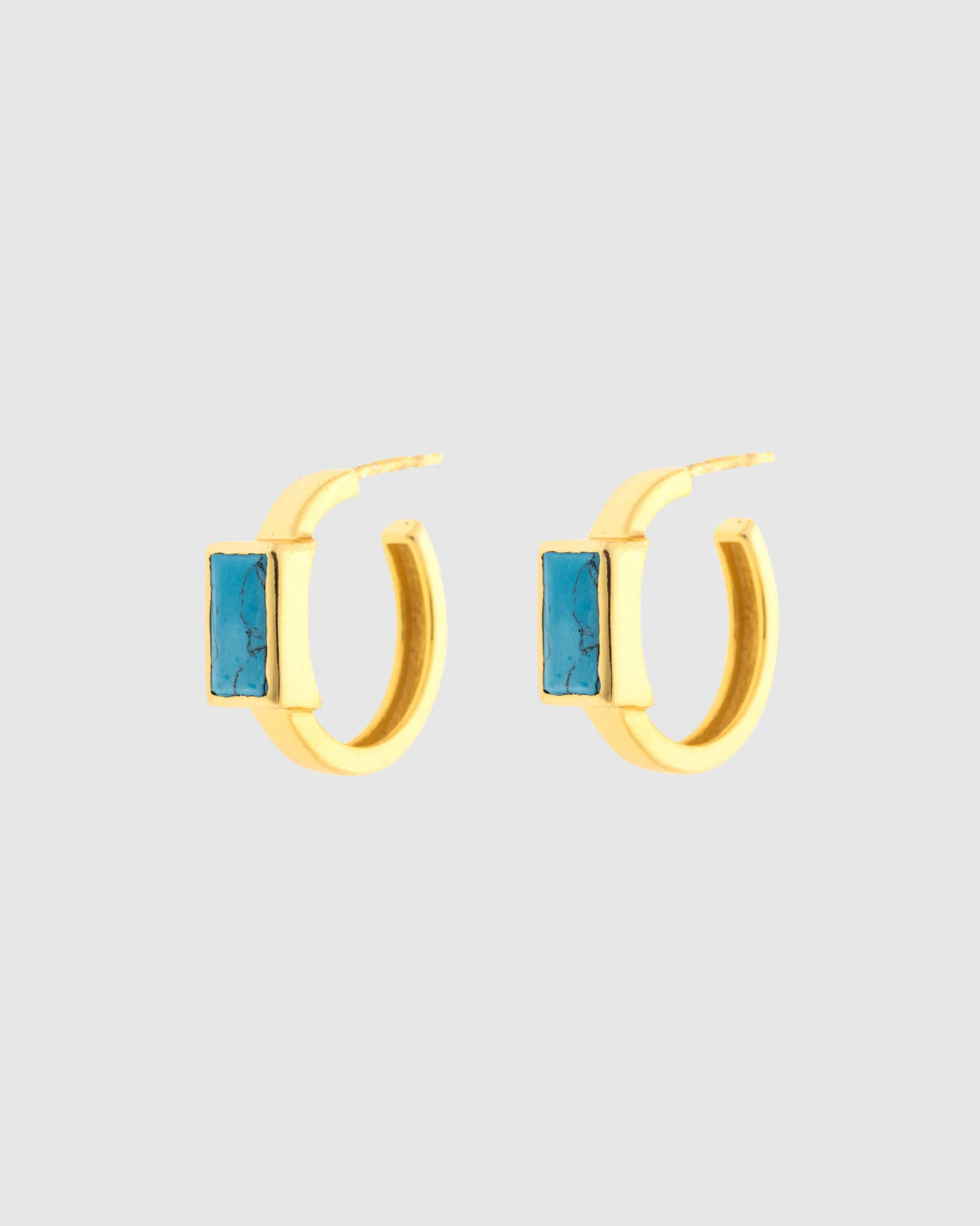 Tulum Hoop Gold Earrings - Image 2