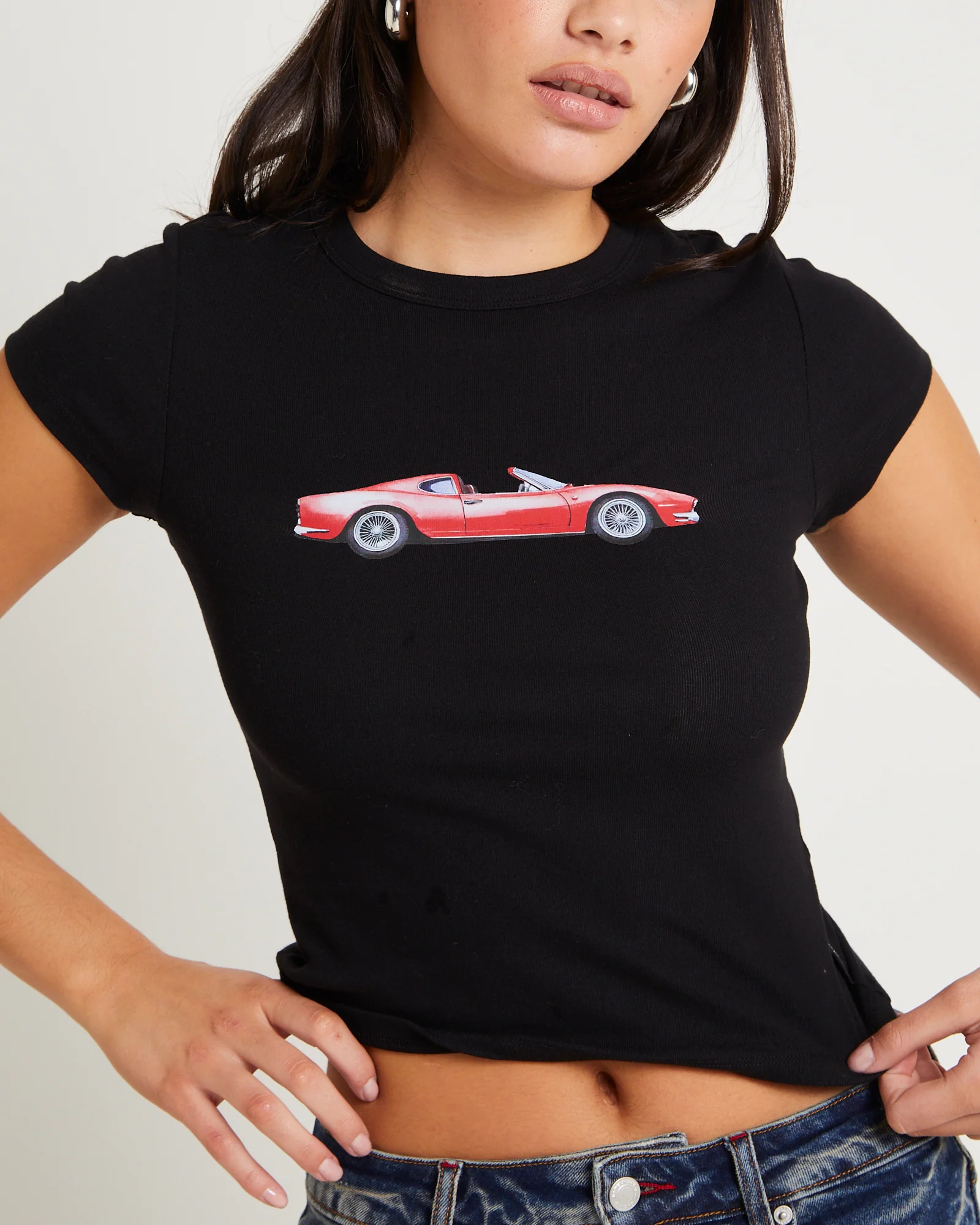 Turbine Graphic Baby Tee - Image 5