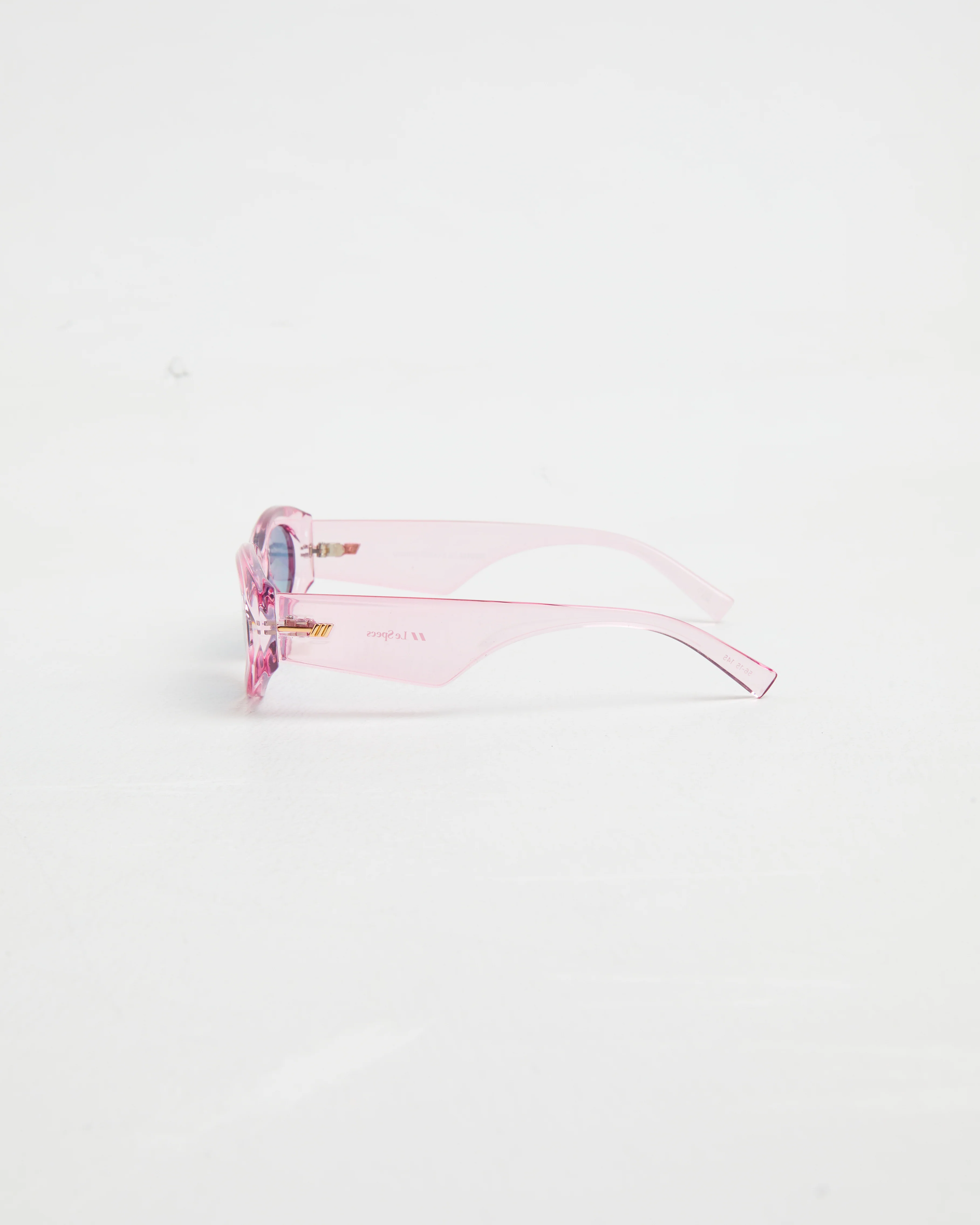 Under Wraps Sunglasses in Pink/Teal Mono - Image 3