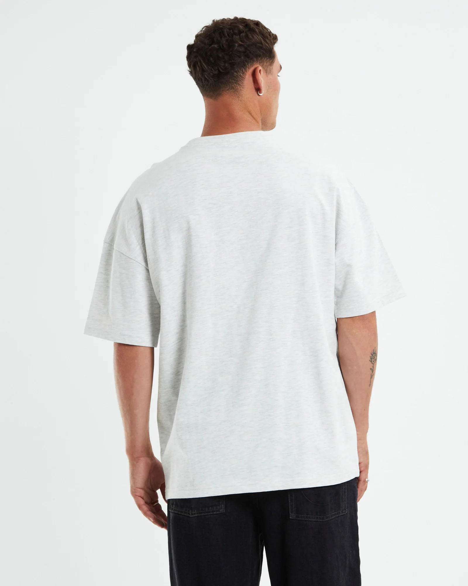 Underscored OS T-Shirt Green Bay Packers White Marle - Image 2