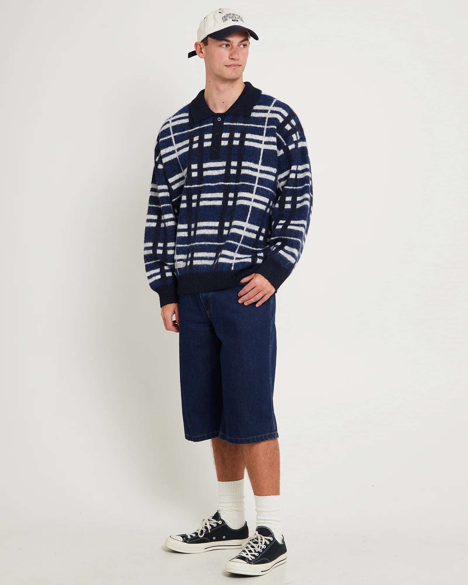 Union Knit Polo Jumper - Image 4