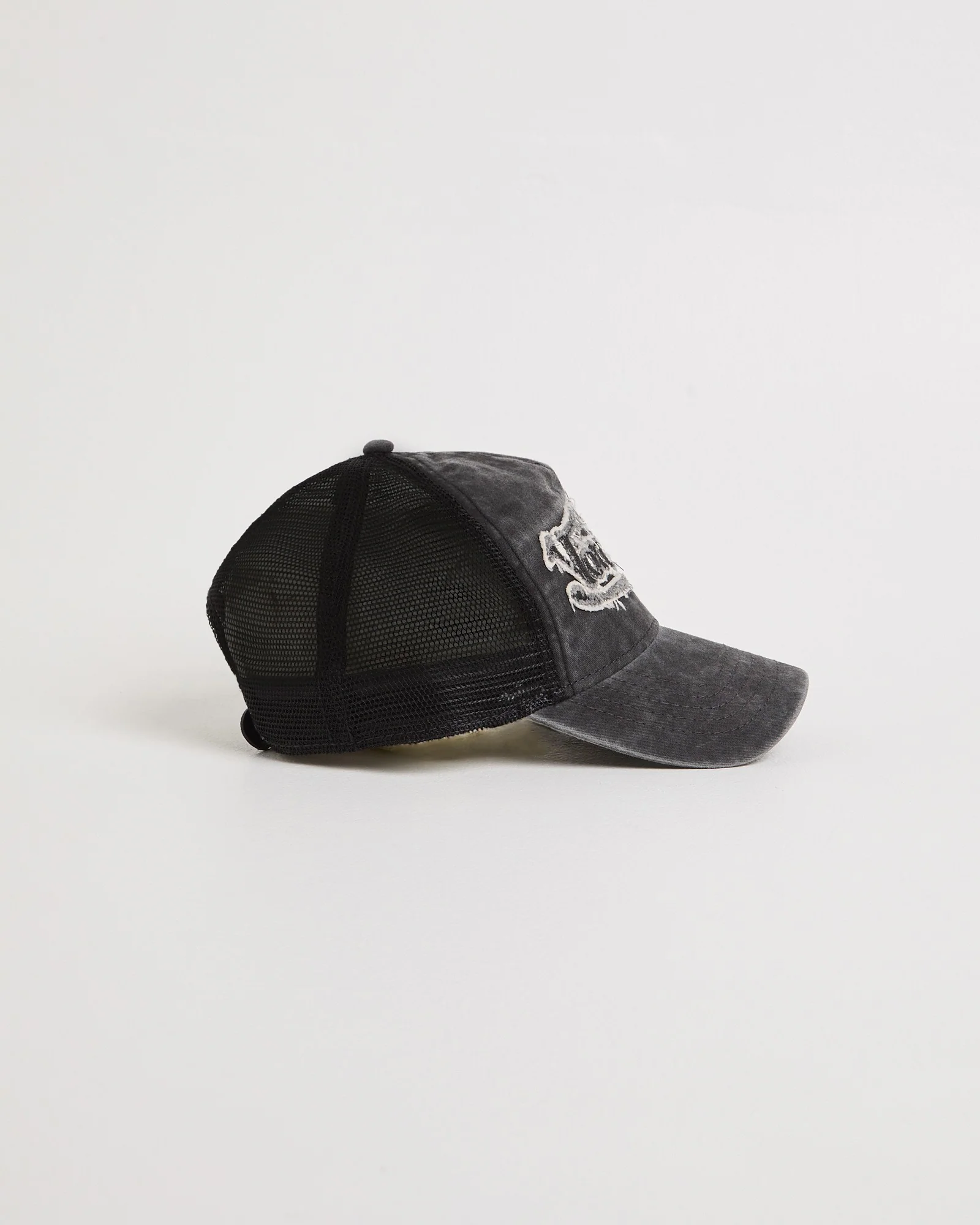 Unisex Trucker Hat Grey - Image 3