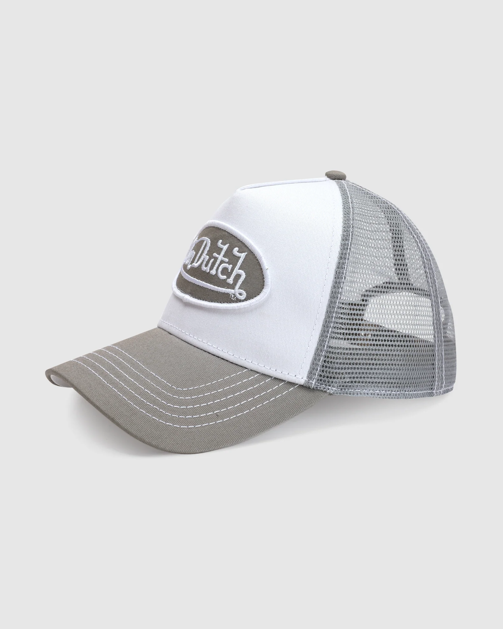 Unisex Trucker Hat Grey/White - Image 2