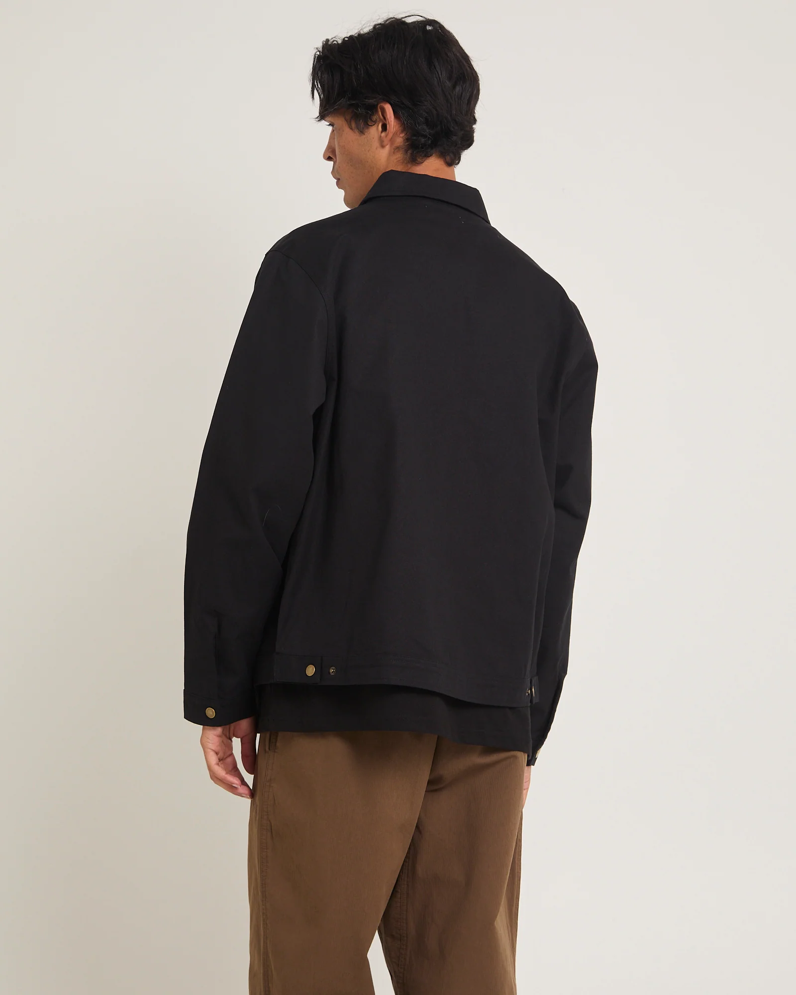 Unlined Canvas Zip Jacket - Image 2