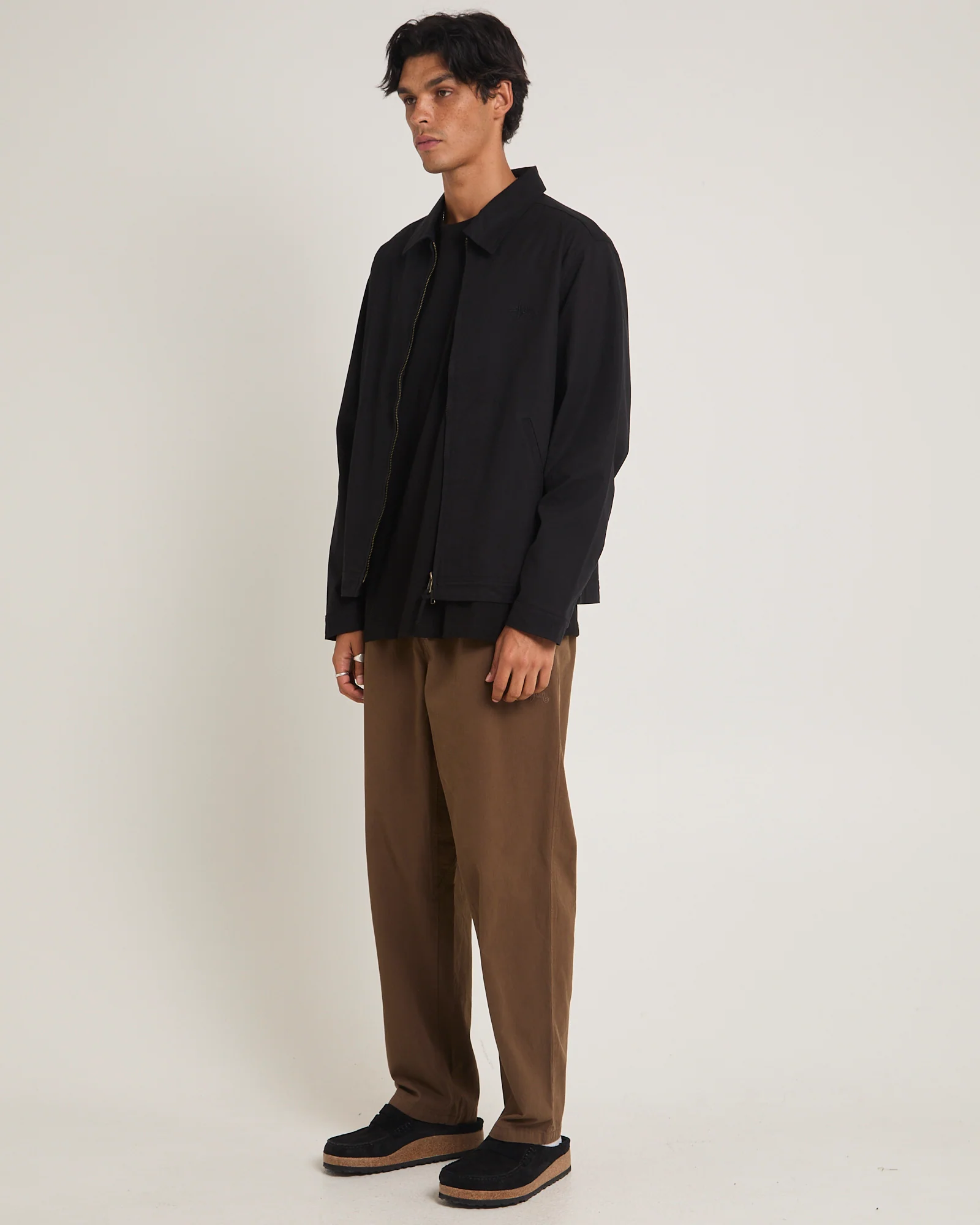Unlined Canvas Zip Jacket - Image 4