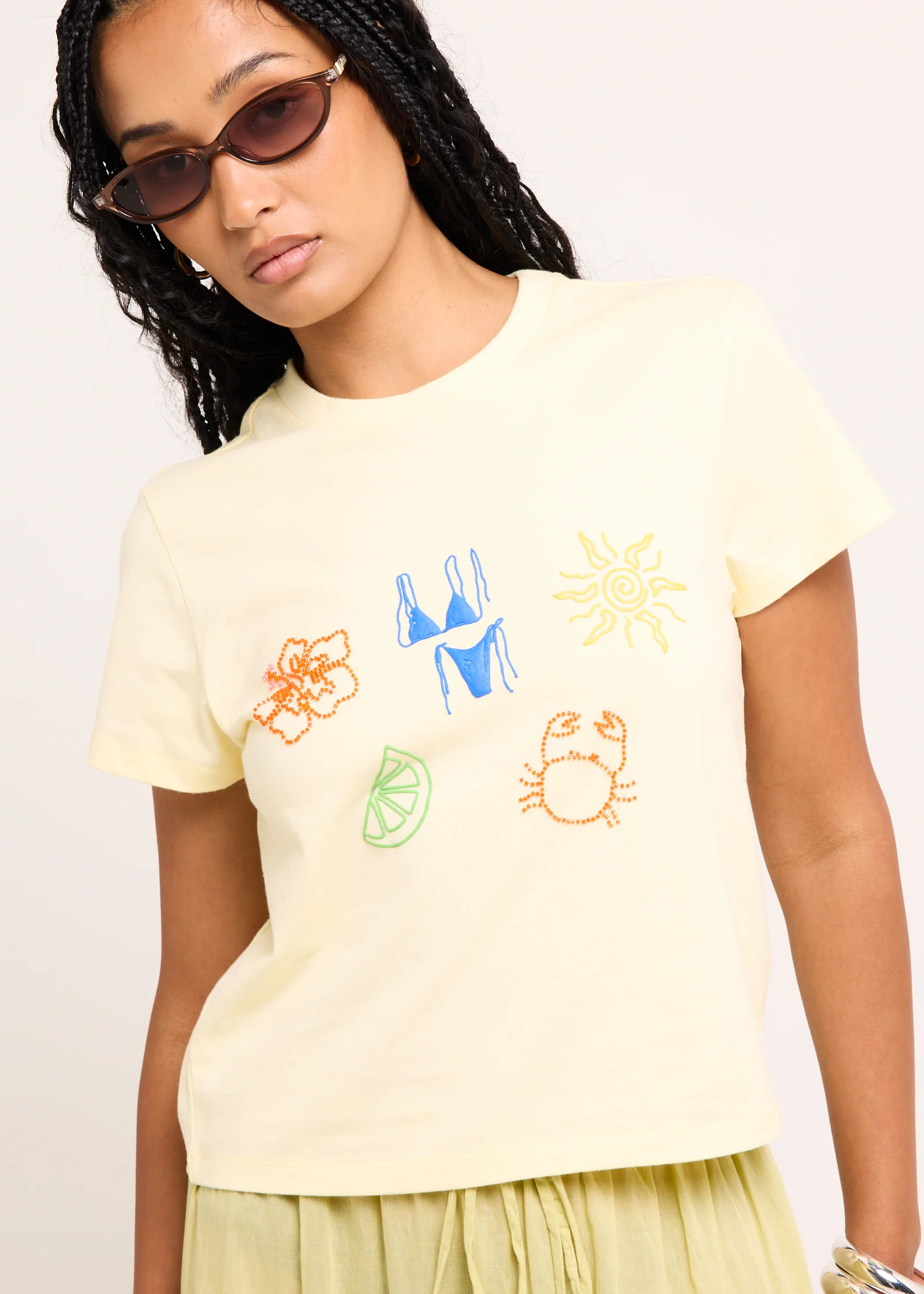 Vacation Beaded Baby Tee - Image 2