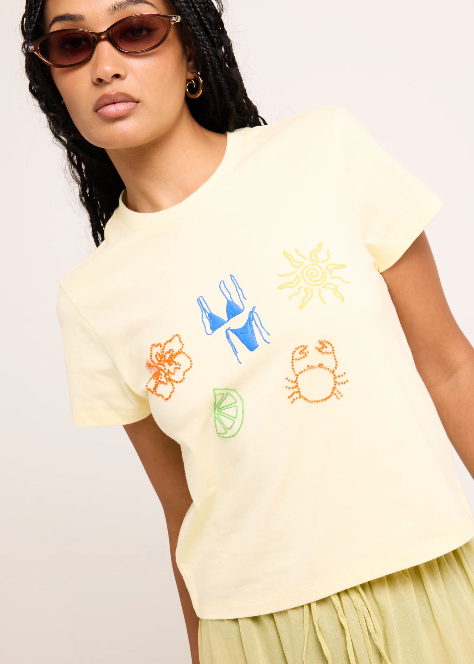 Vacation Beaded Baby Tee - Image 6