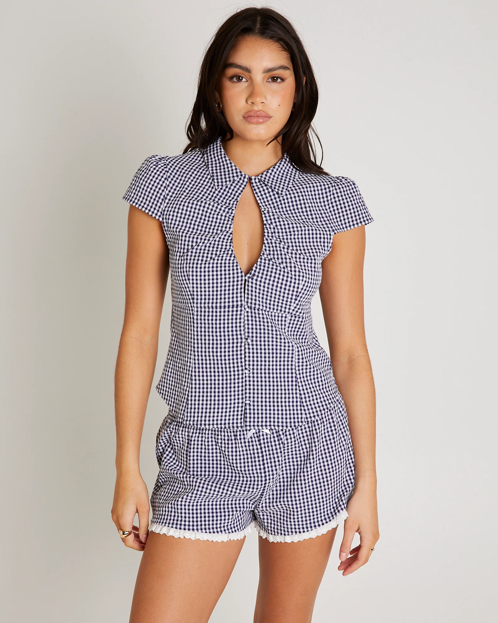 Valeria Keyhole Shirt - Image 6