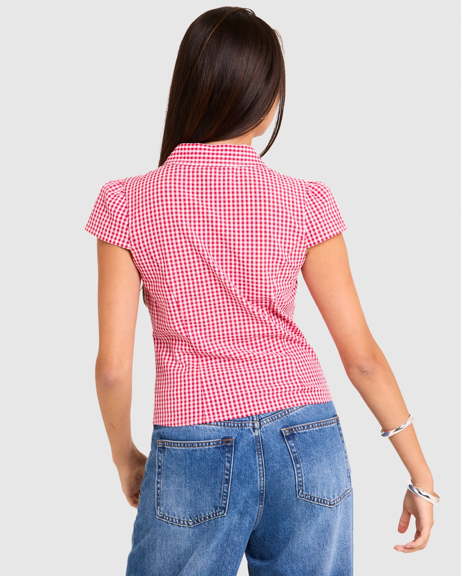 Valeria Keyhole Shirt - Image 4