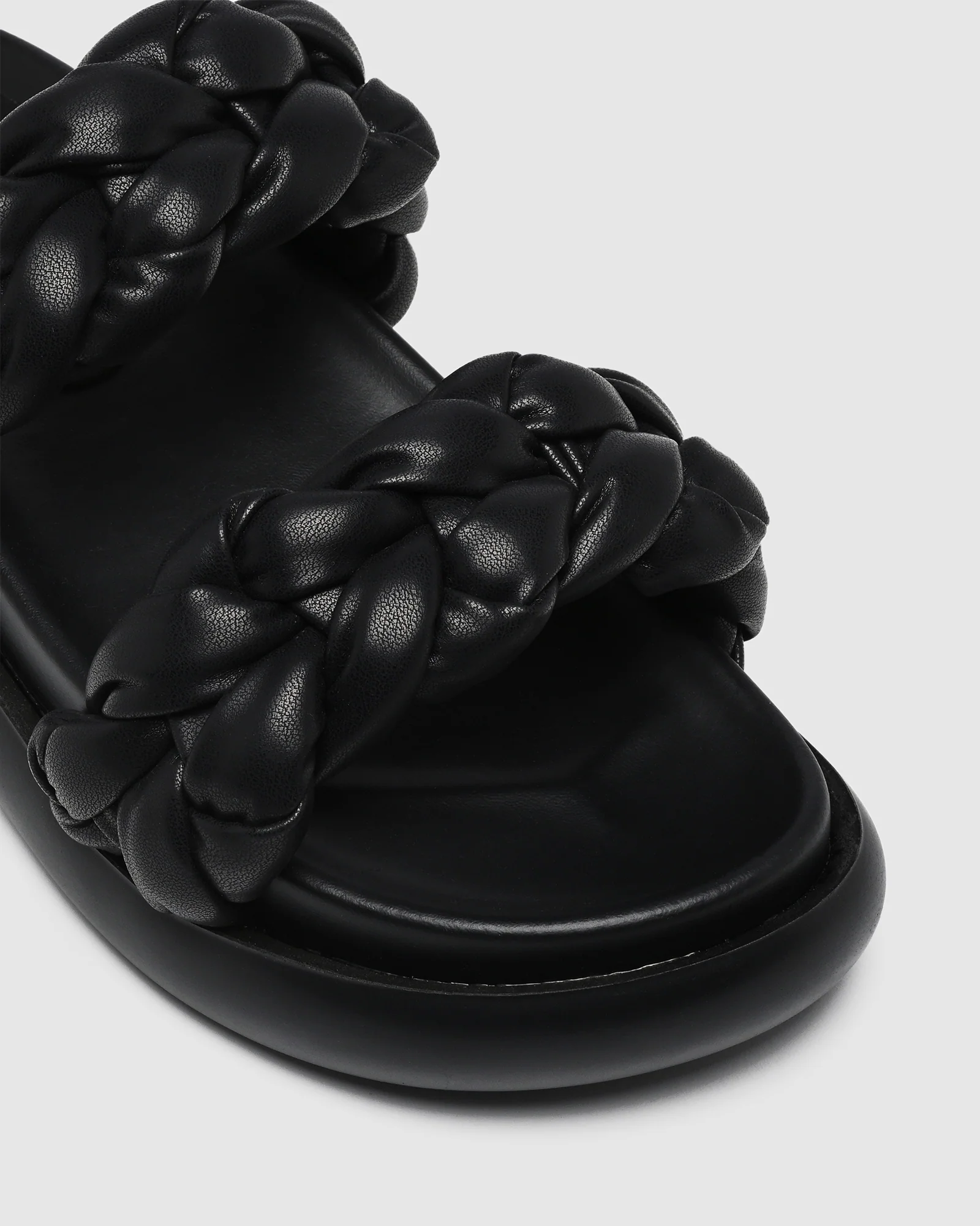 Vandal Sandals in Black - Image 4