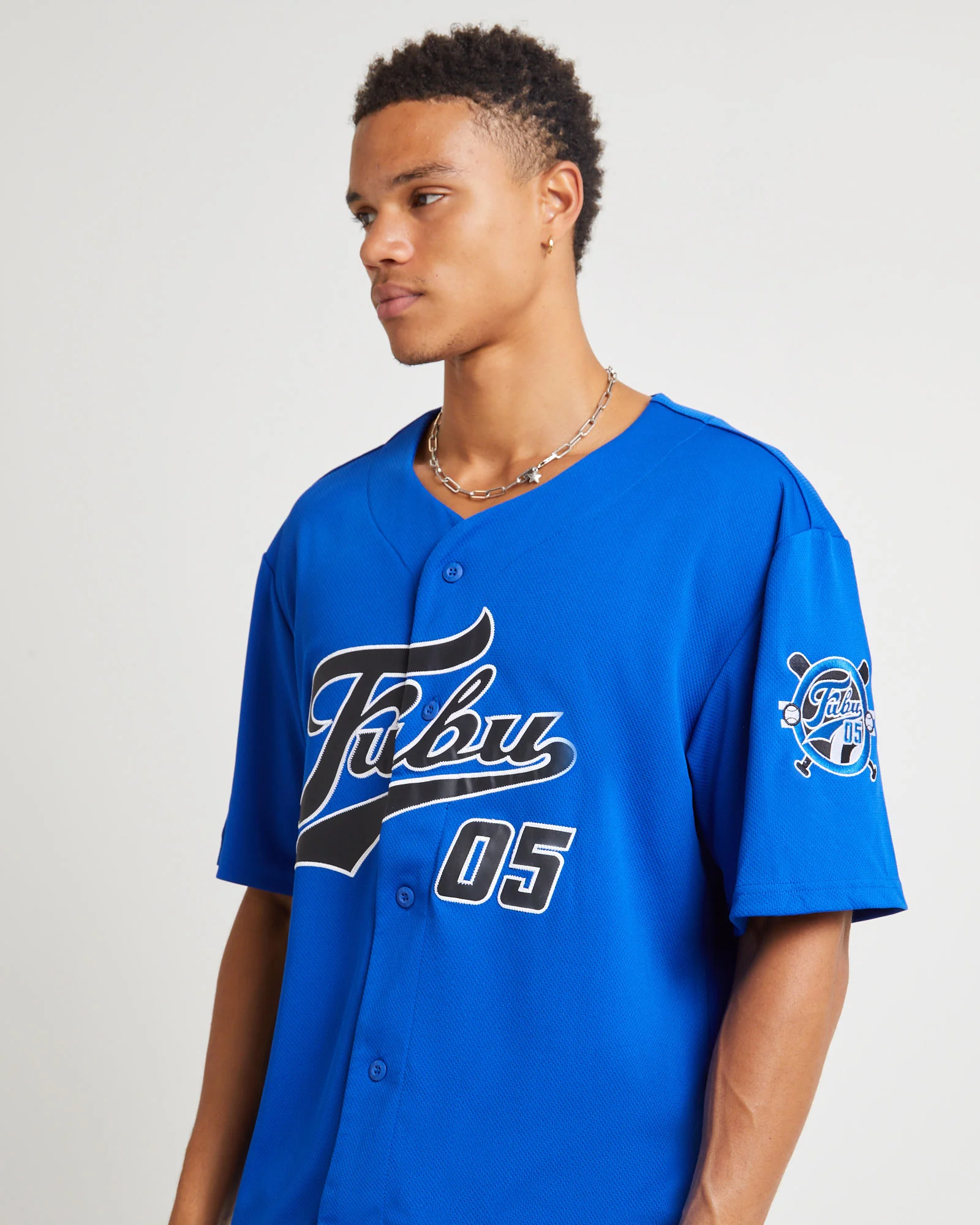 Varsity Baseball Jersey Blue - Image 4