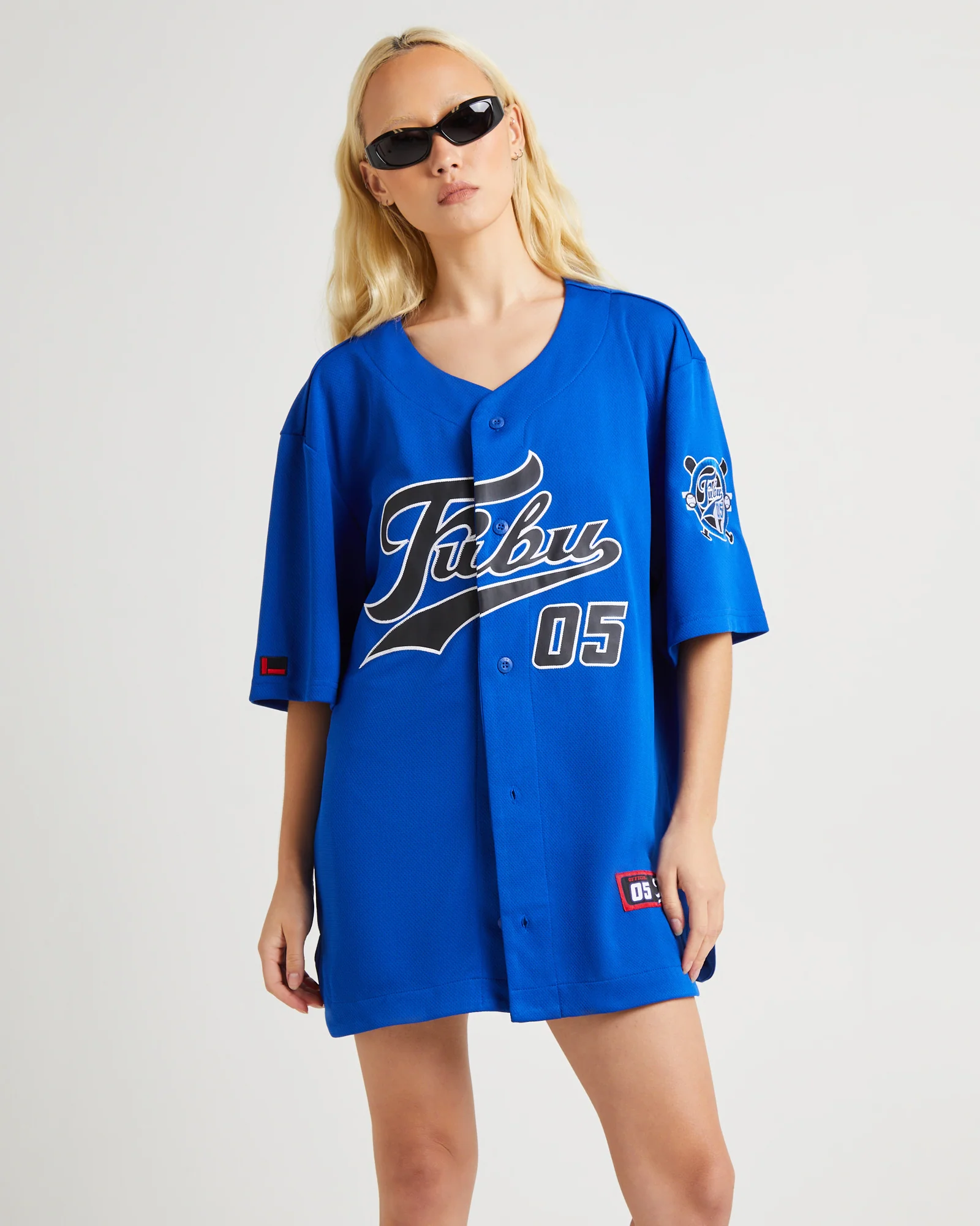 Varsity Baseball Jersey Blue - Image 5